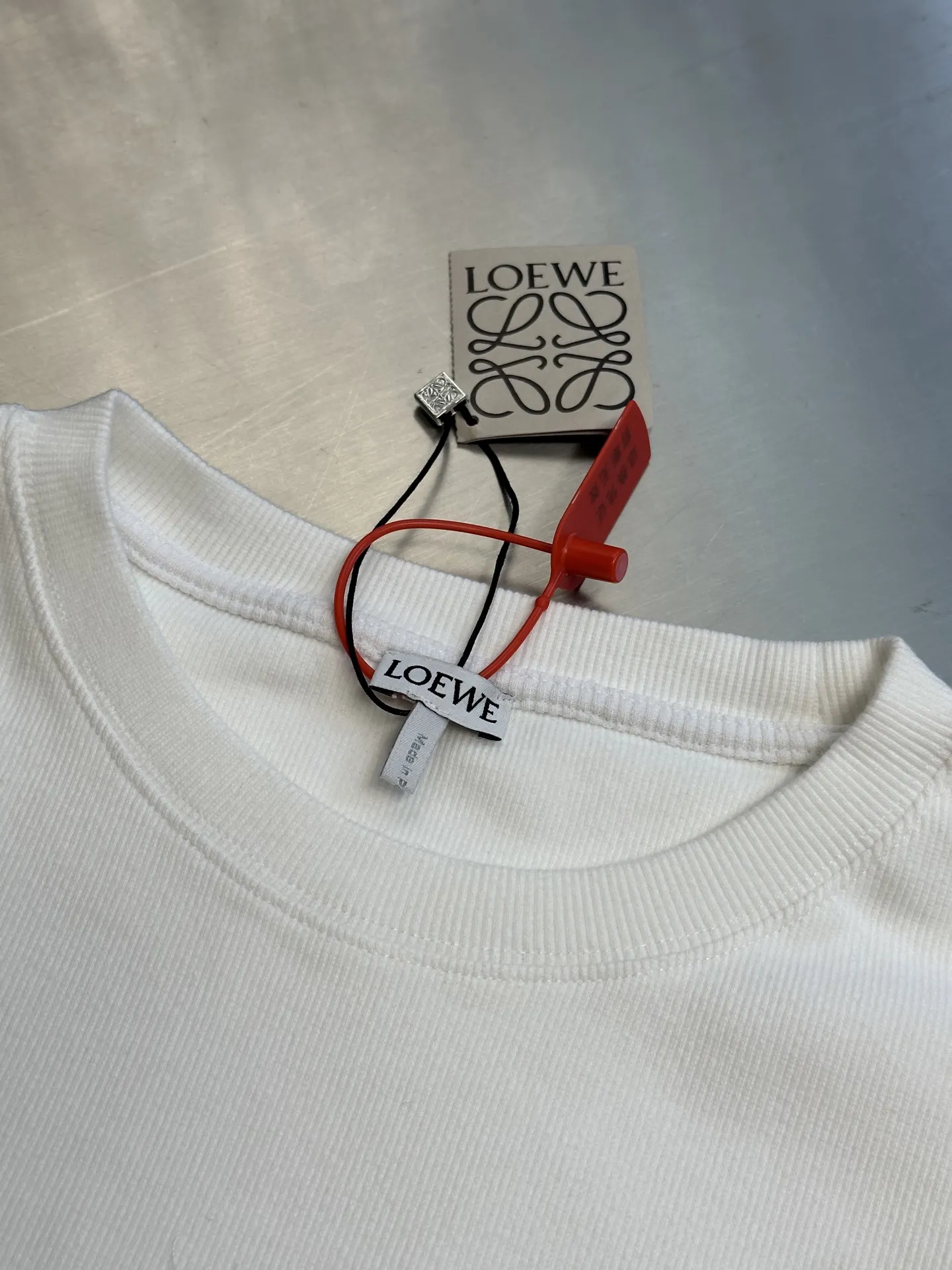 Anagram Embroidered Cotton-Jersey Sweatshirt D22019163 — view 5