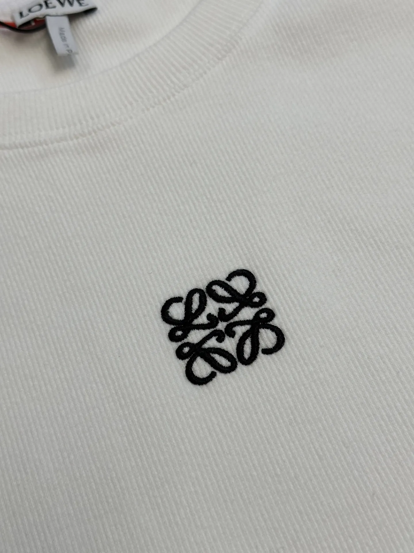 Anagram Embroidered Cotton-Jersey Sweatshirt D22019163 — view 6