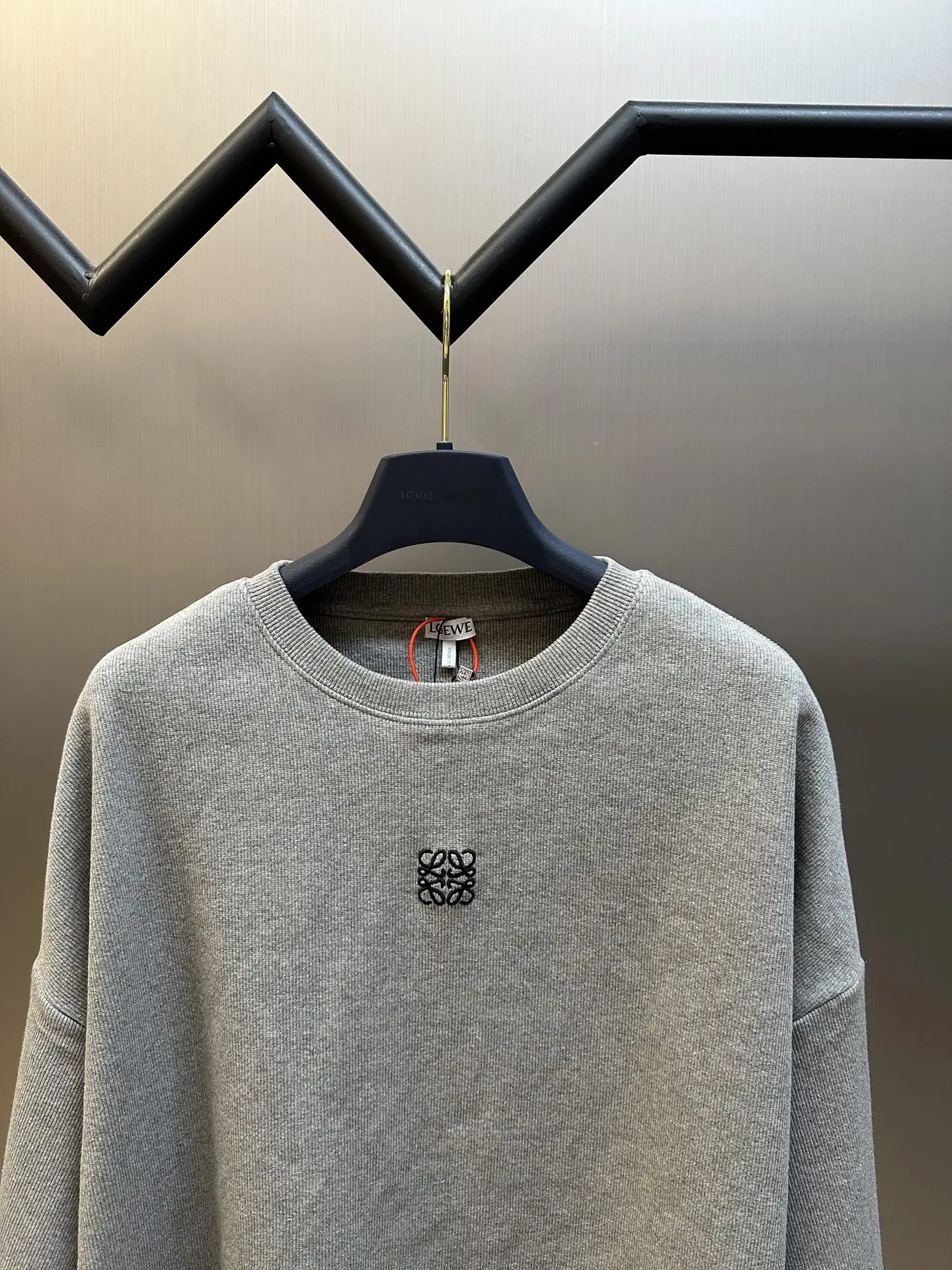 Anagram Embroidered Cotton-Blend Sweatshirt D22019164 — view 2