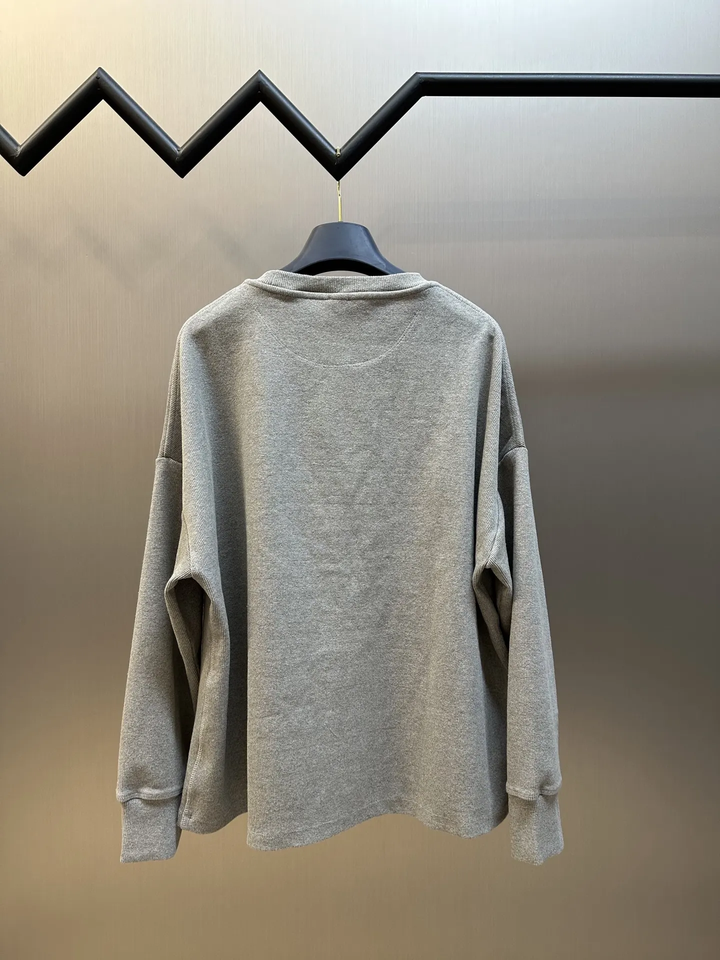 Anagram Embroidered Cotton-Blend Sweatshirt D22019164 — view 4