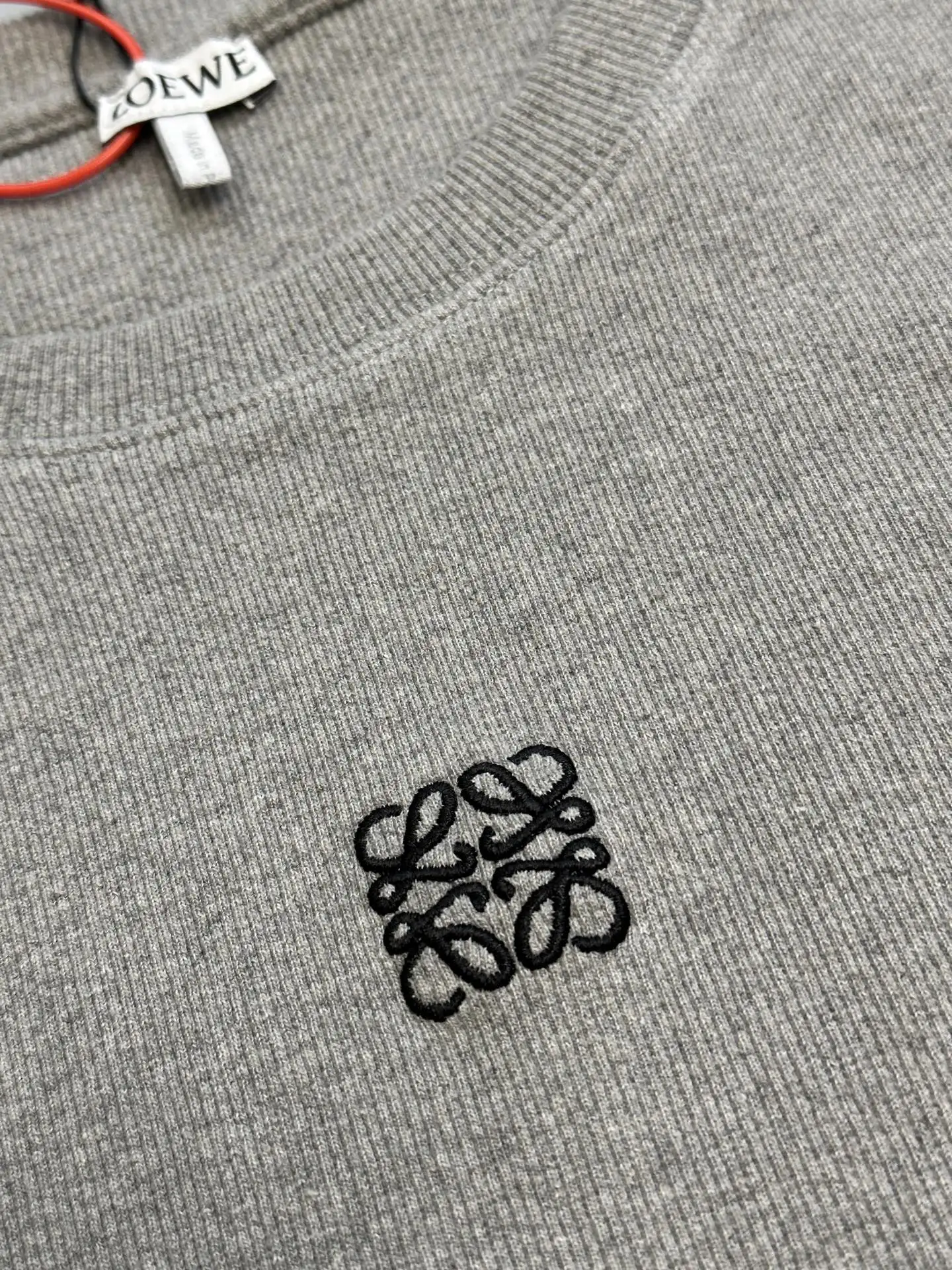 Anagram Embroidered Cotton-Blend Sweatshirt D22019164 — view 6