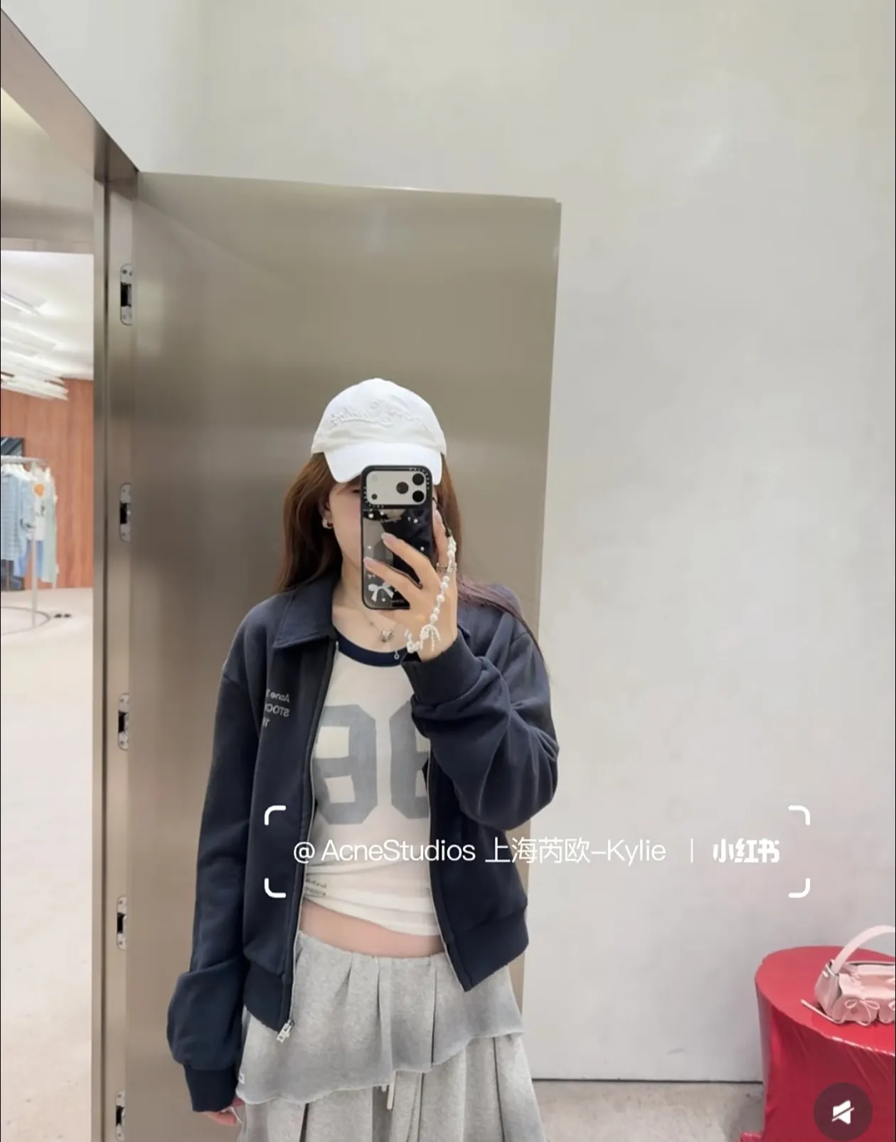 Logo-Print Zip-Up Cotton Sweatshirt D22522398 — view 5