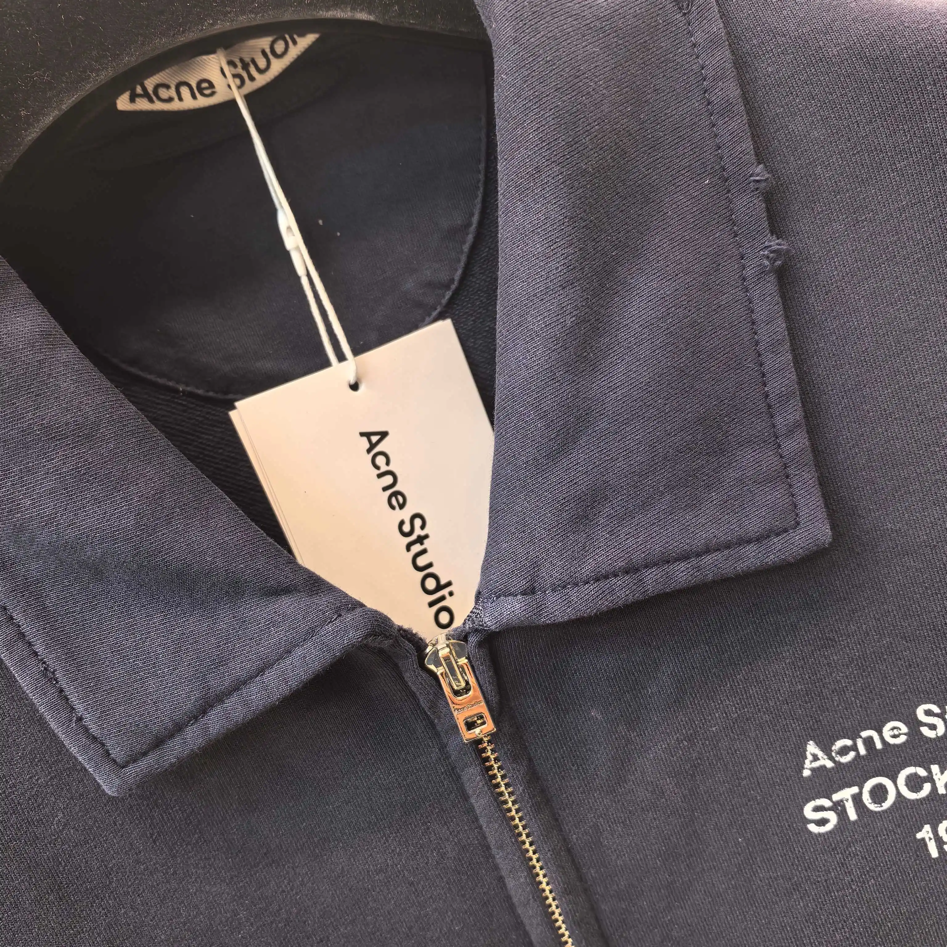 Logo-Print Zip-Up Cotton Sweatshirt Jacket D22522397 — view 7