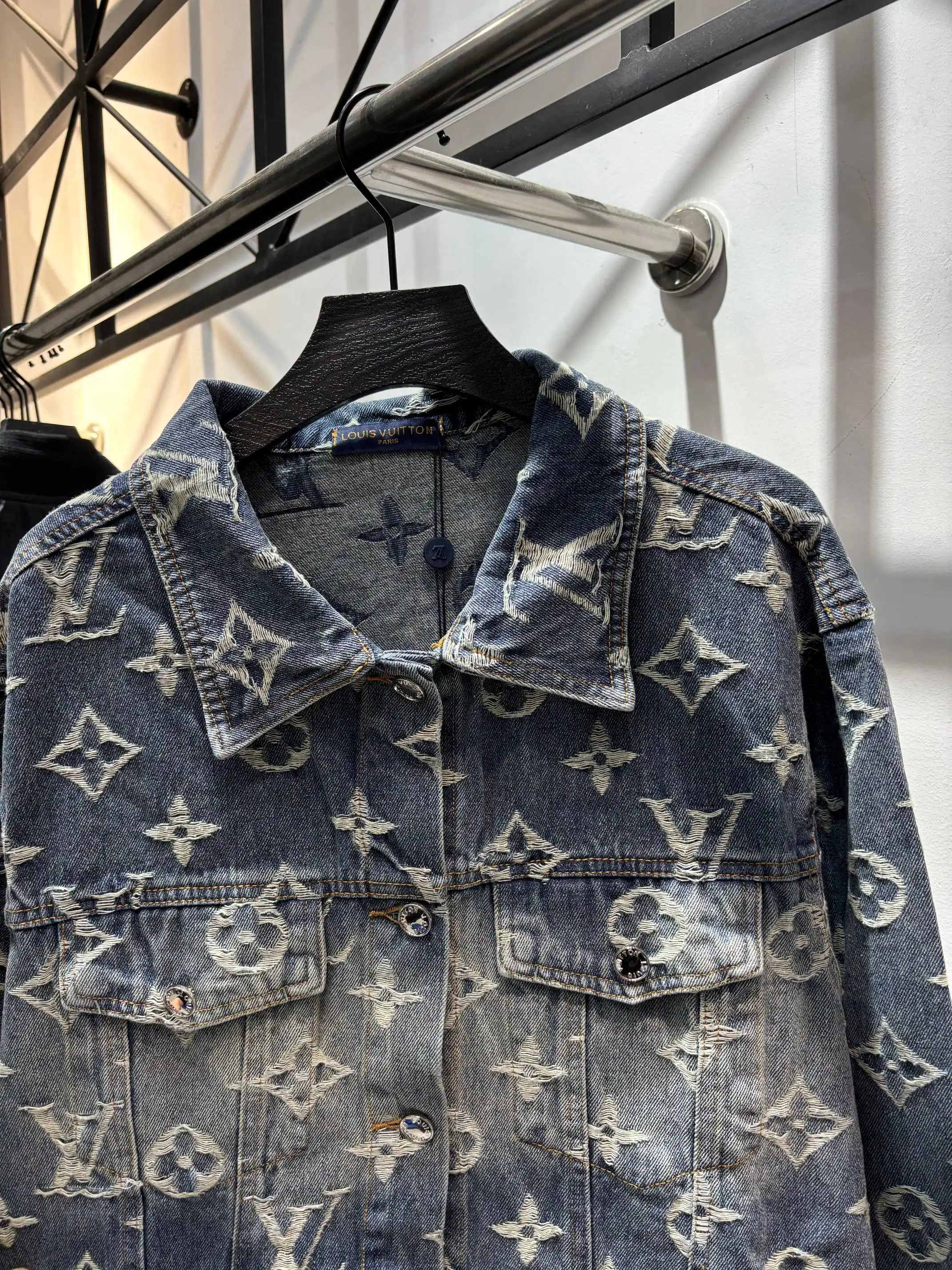 Monogram Jacquard Denim Jacket D22513454 — view 3