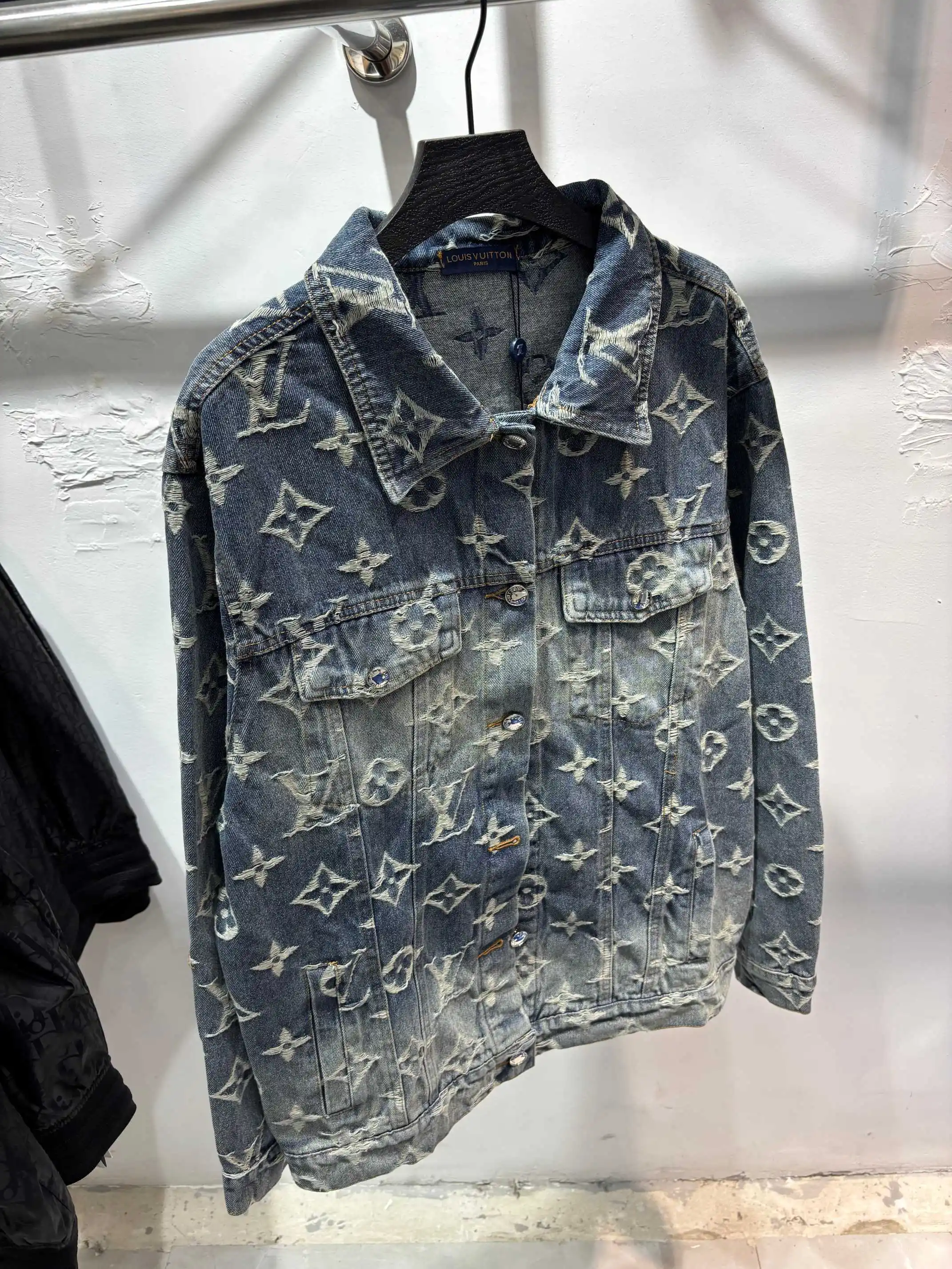 Monogram Jacquard Denim Jacket D22513454 — view 4