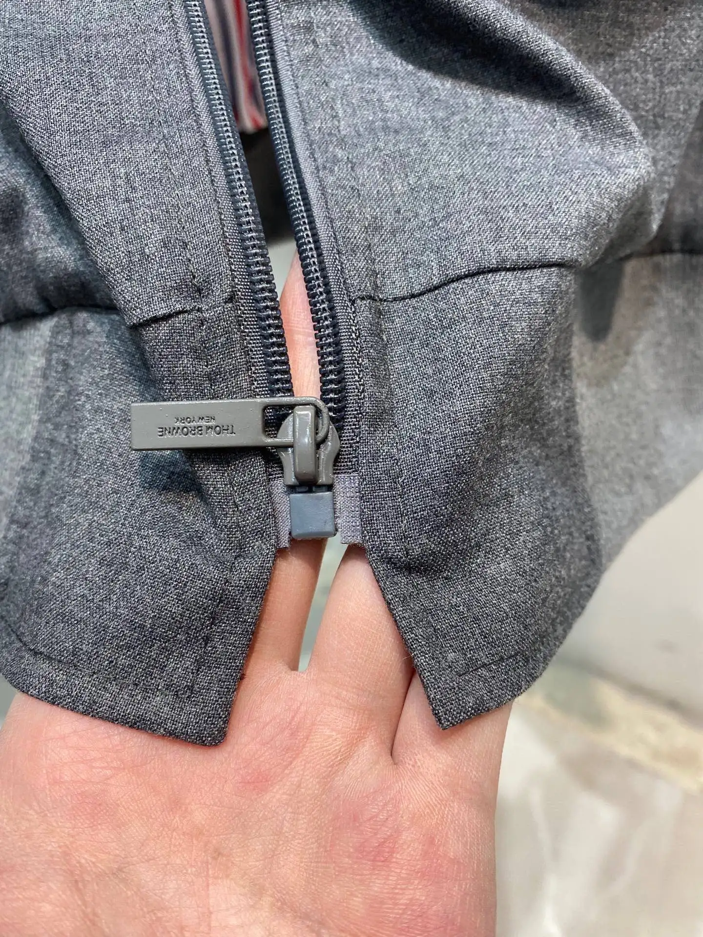 4-Bar Striped Cotton Bomber Jacket D22513431 — view 8