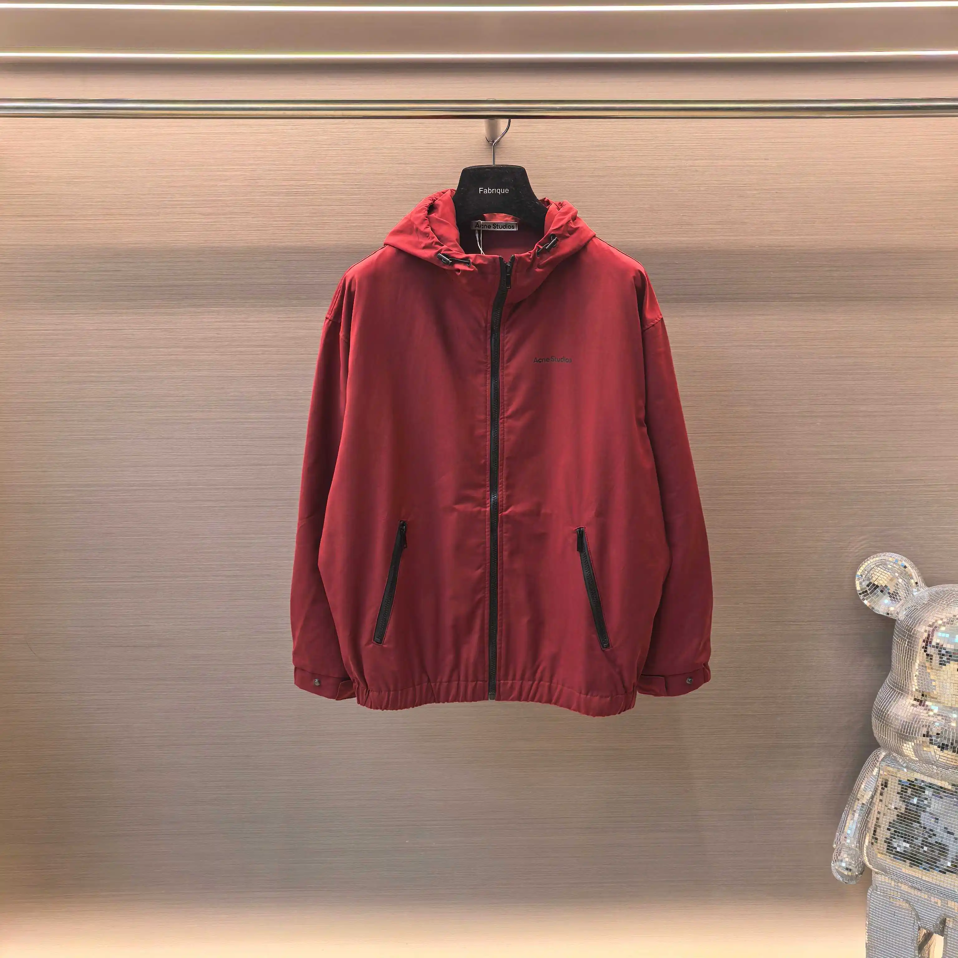 Logo-Print Hooded Windbreaker Jacket D23522557