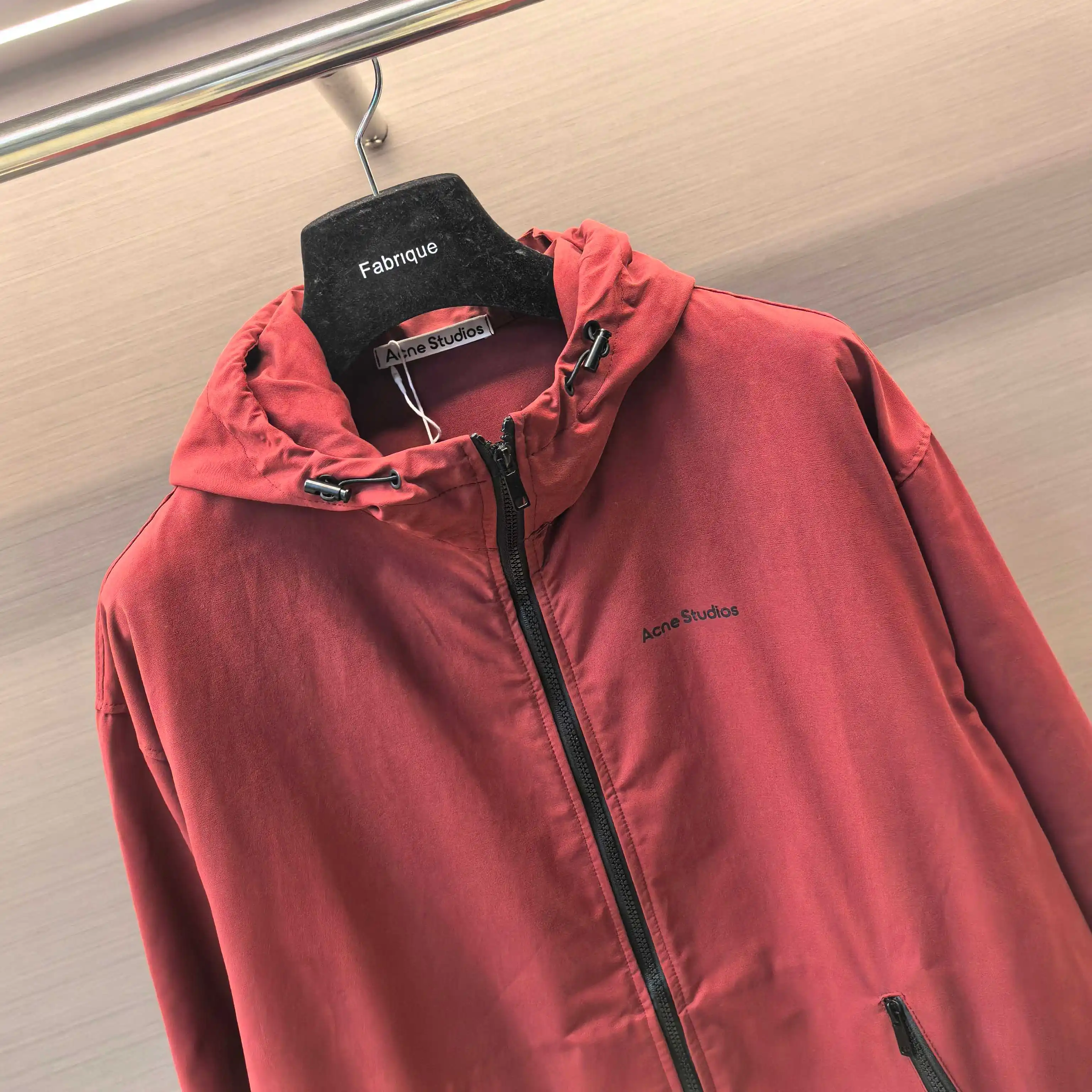 Logo-Print Hooded Windbreaker Jacket D23522557 — view 3