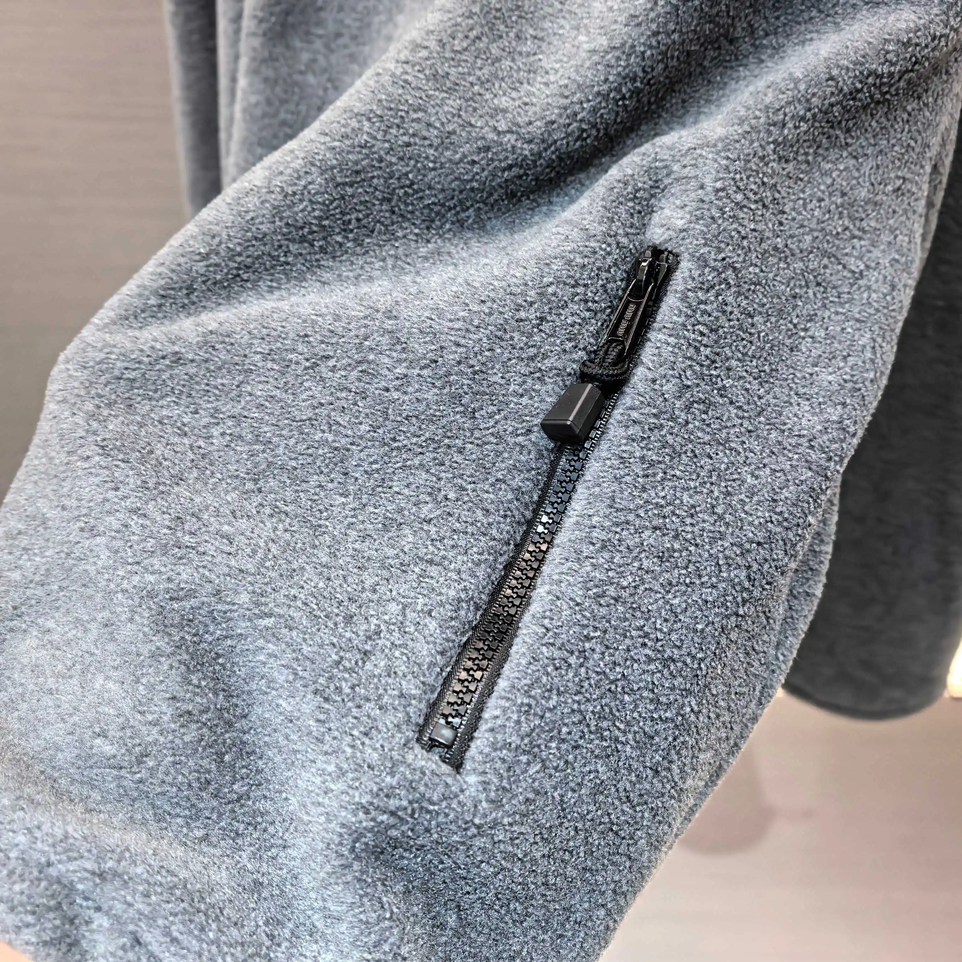 Logo-Embroidered Fleece Hooded Jacket D23522411 — view 6