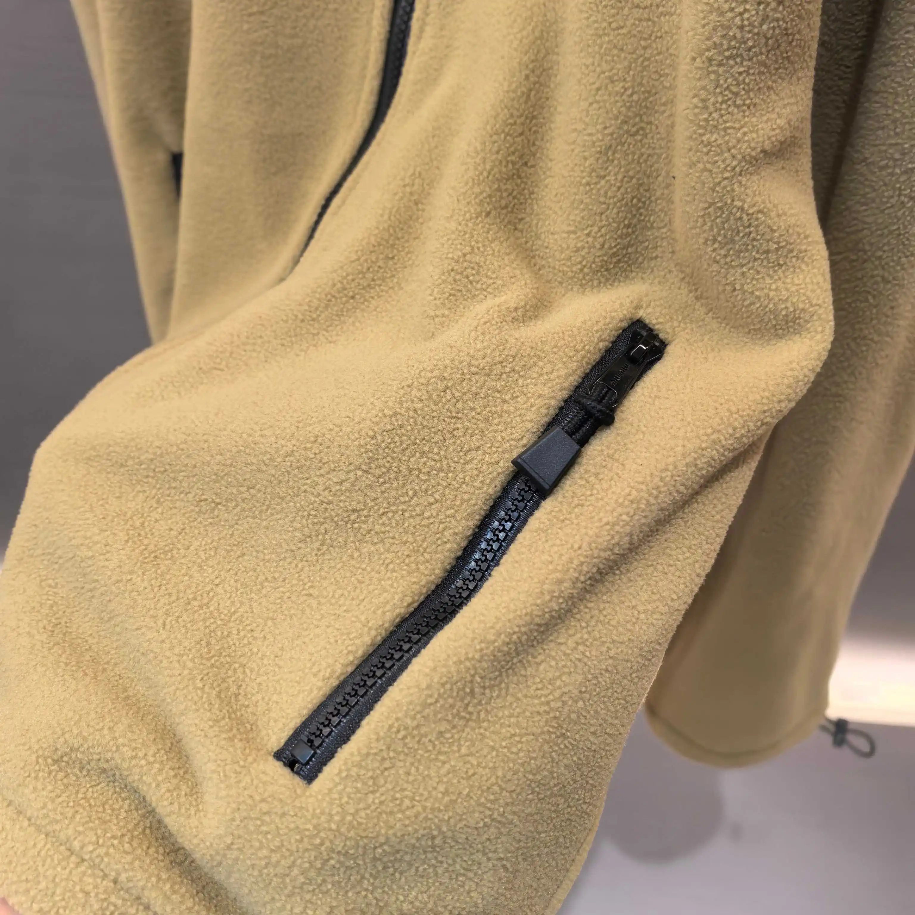 Logo-Embroidered Fleece Hooded Jacket D23522409 — view 6