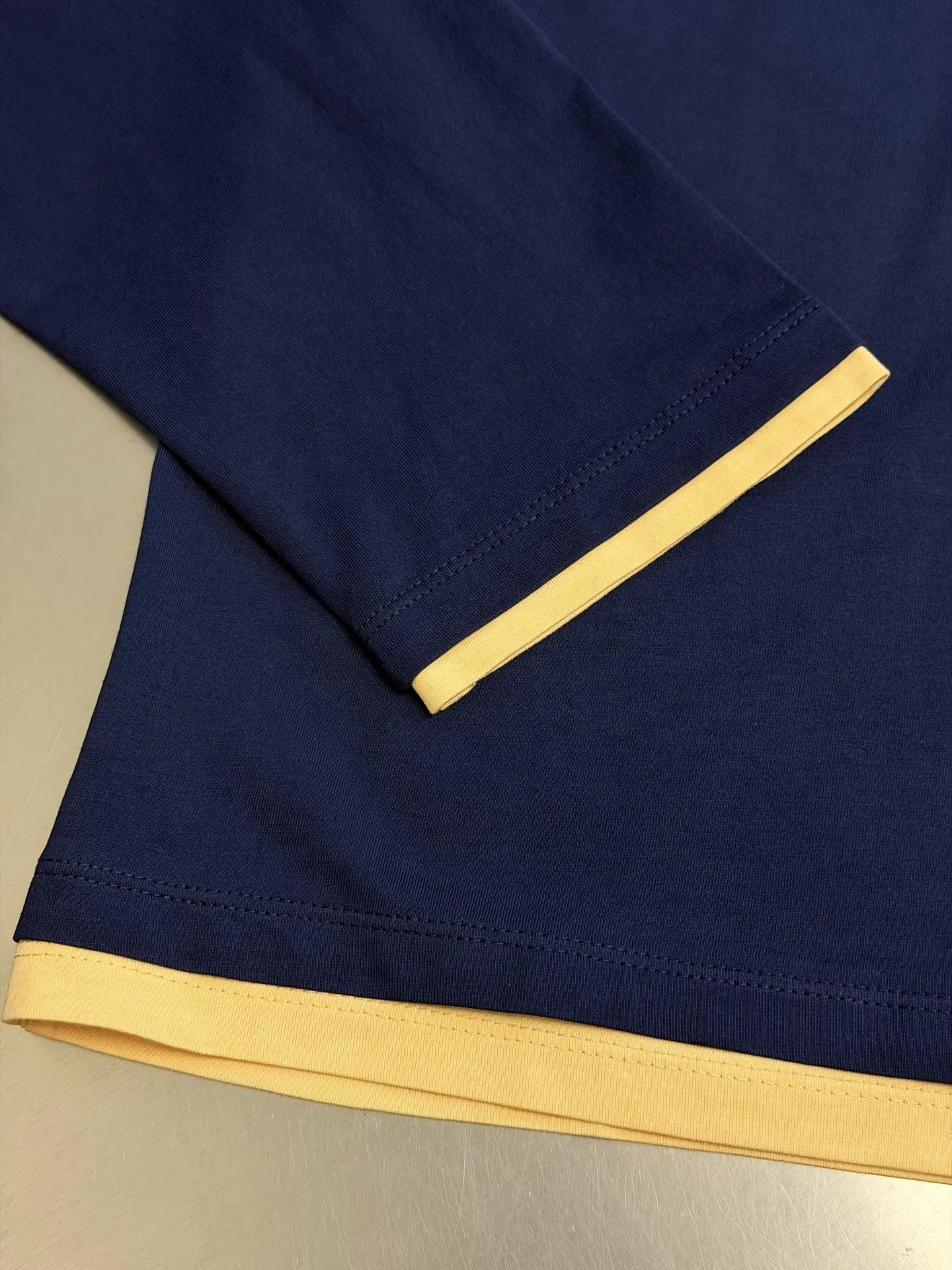 Layered Henley Long-Sleeve T-Shirt D23519148 — view 8