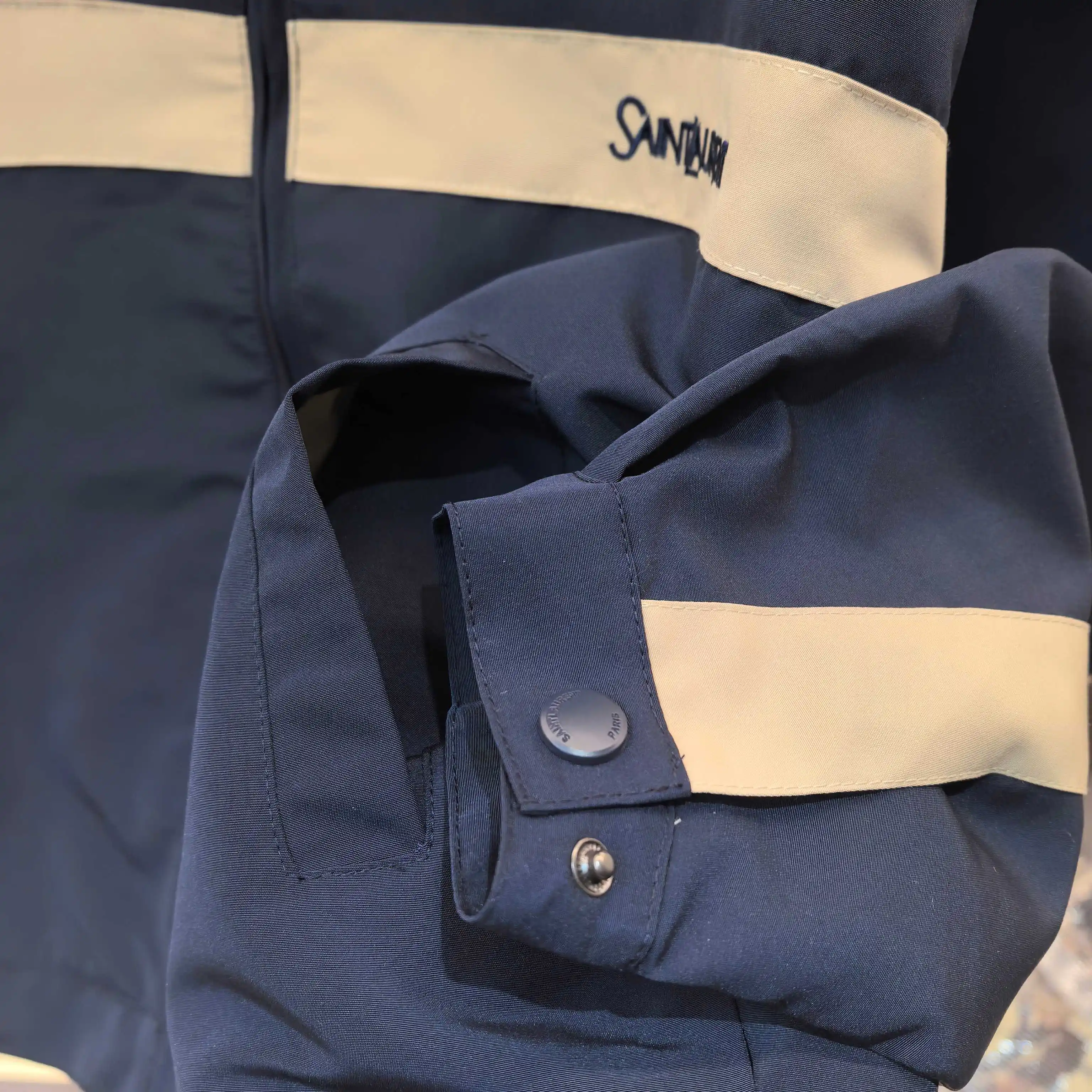Contrast-Stripe Embroidered Track Jacket D23522340 — view 7