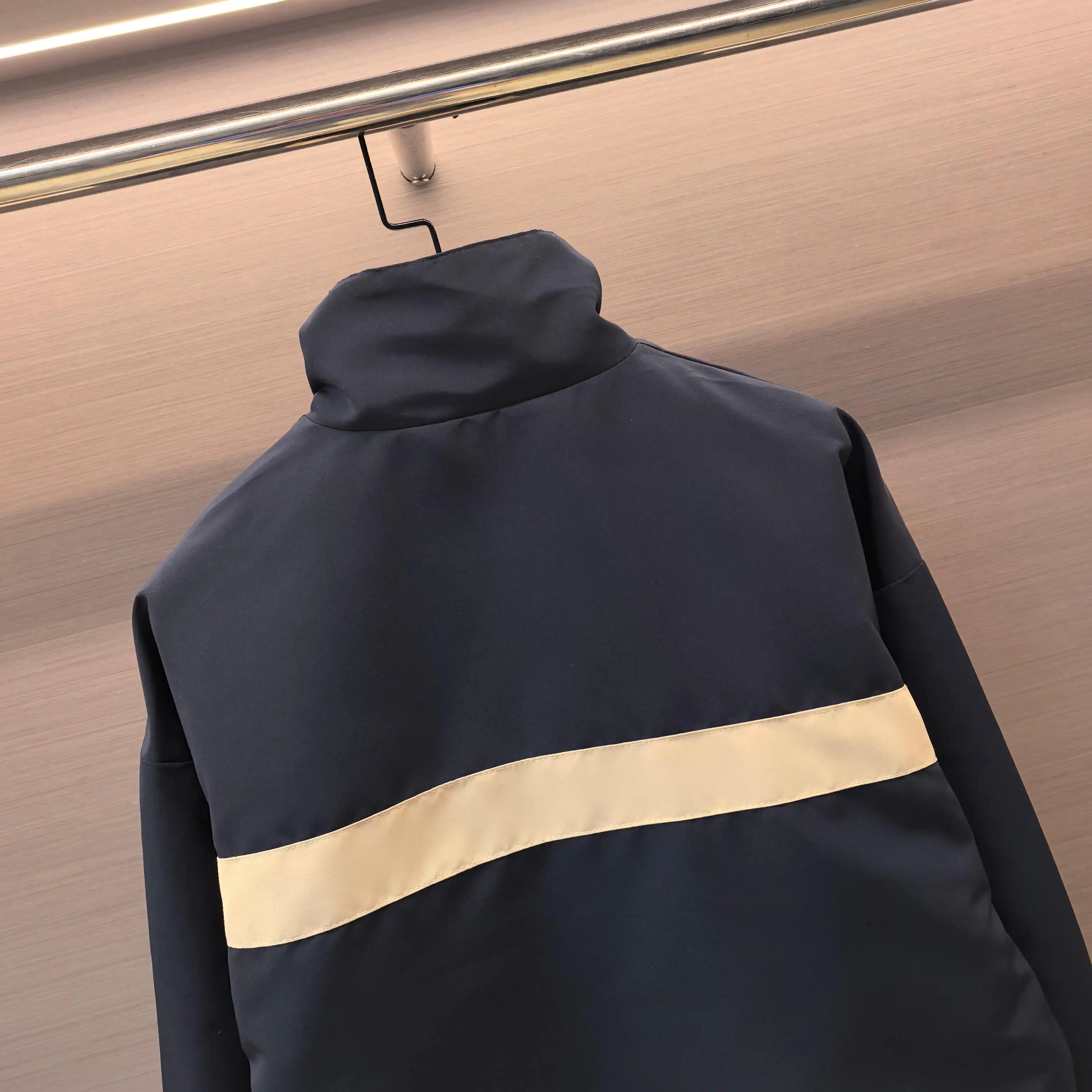 Contrast-Stripe Embroidered Track Jacket D23522340 — view 8