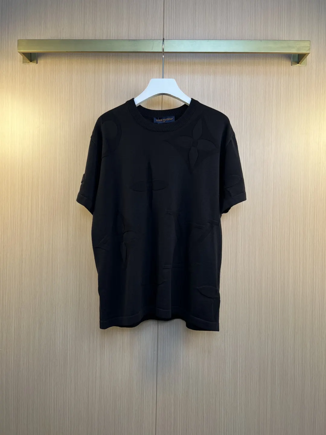 Monogram Embossed Knit T-Shirt D24019262
