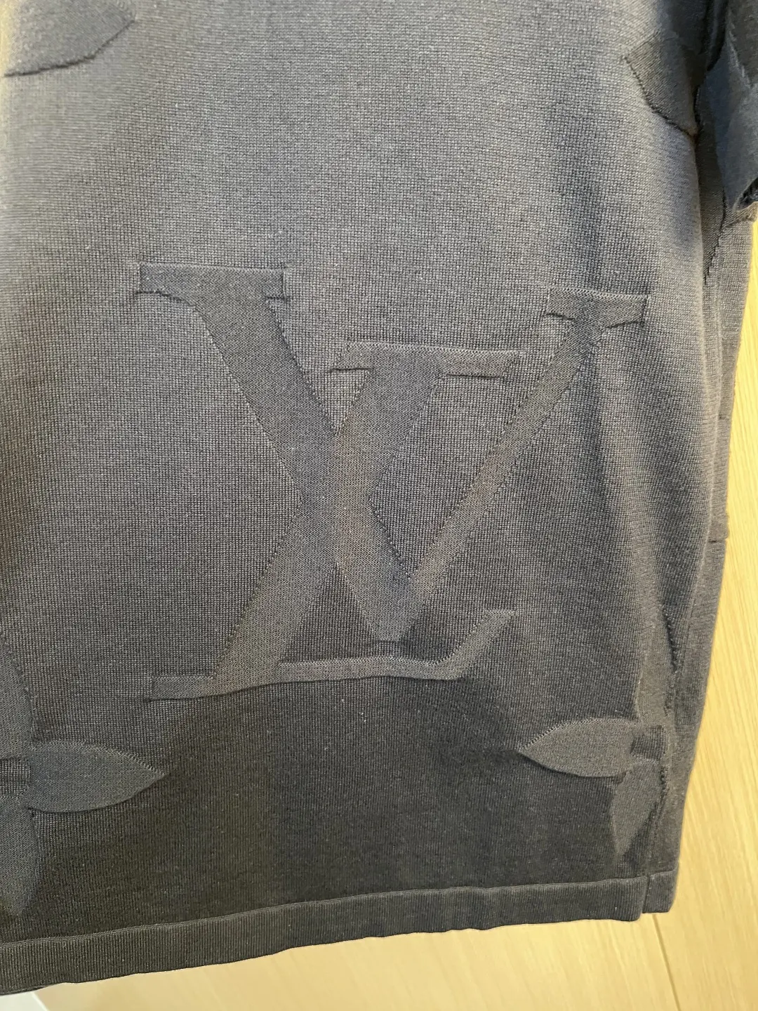 Monogram Embossed Knit T-Shirt D24019262 — view 5