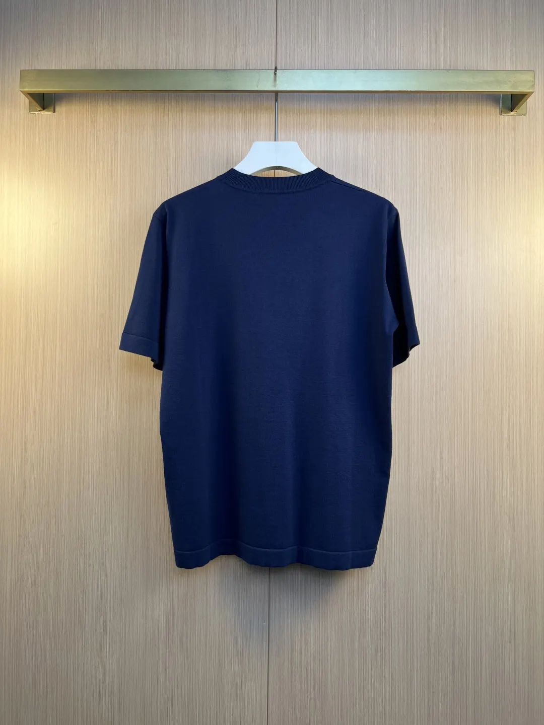 Embroidered Logo Knit T-Shirt D24019264 — view 7