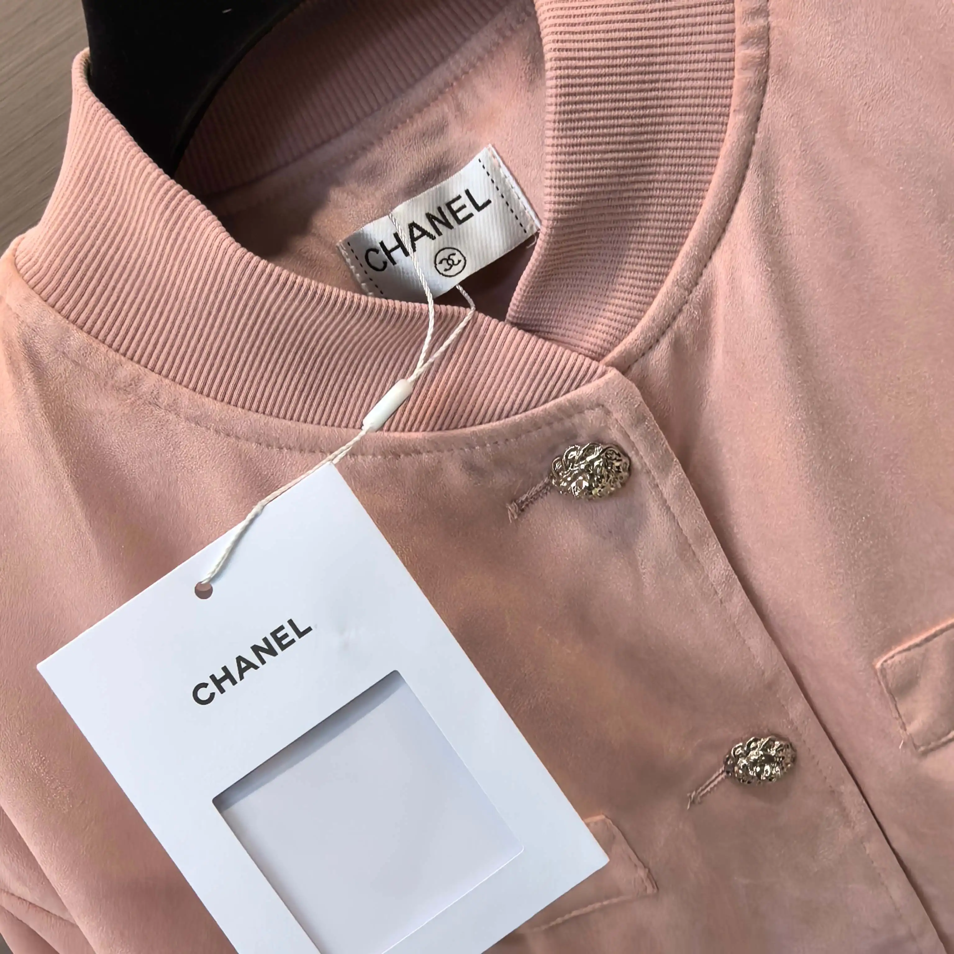 Faux Suede Bomber Jacket D25022555 — view 7