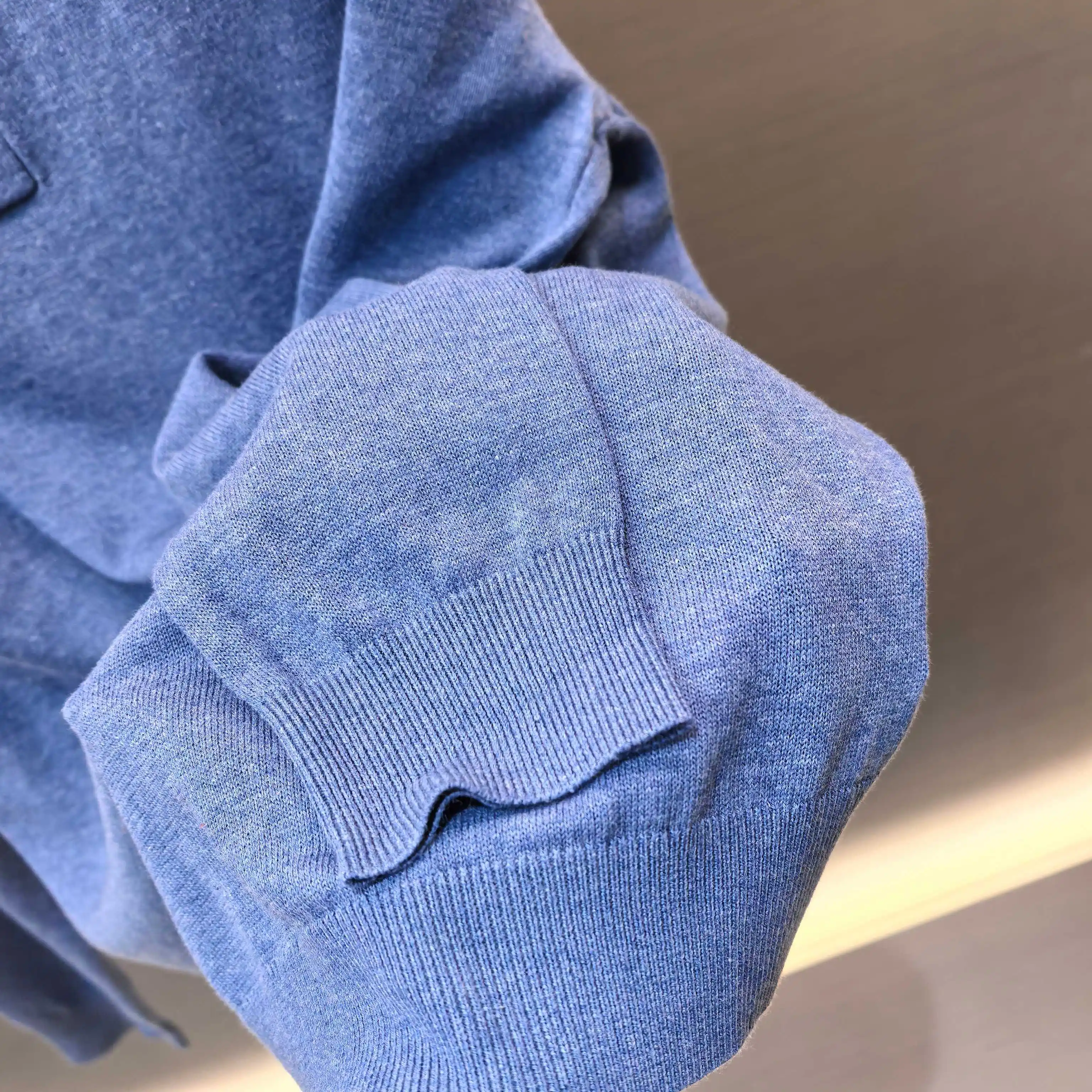 Marl Knit Henley Neck Sweater D25022354 — view 6