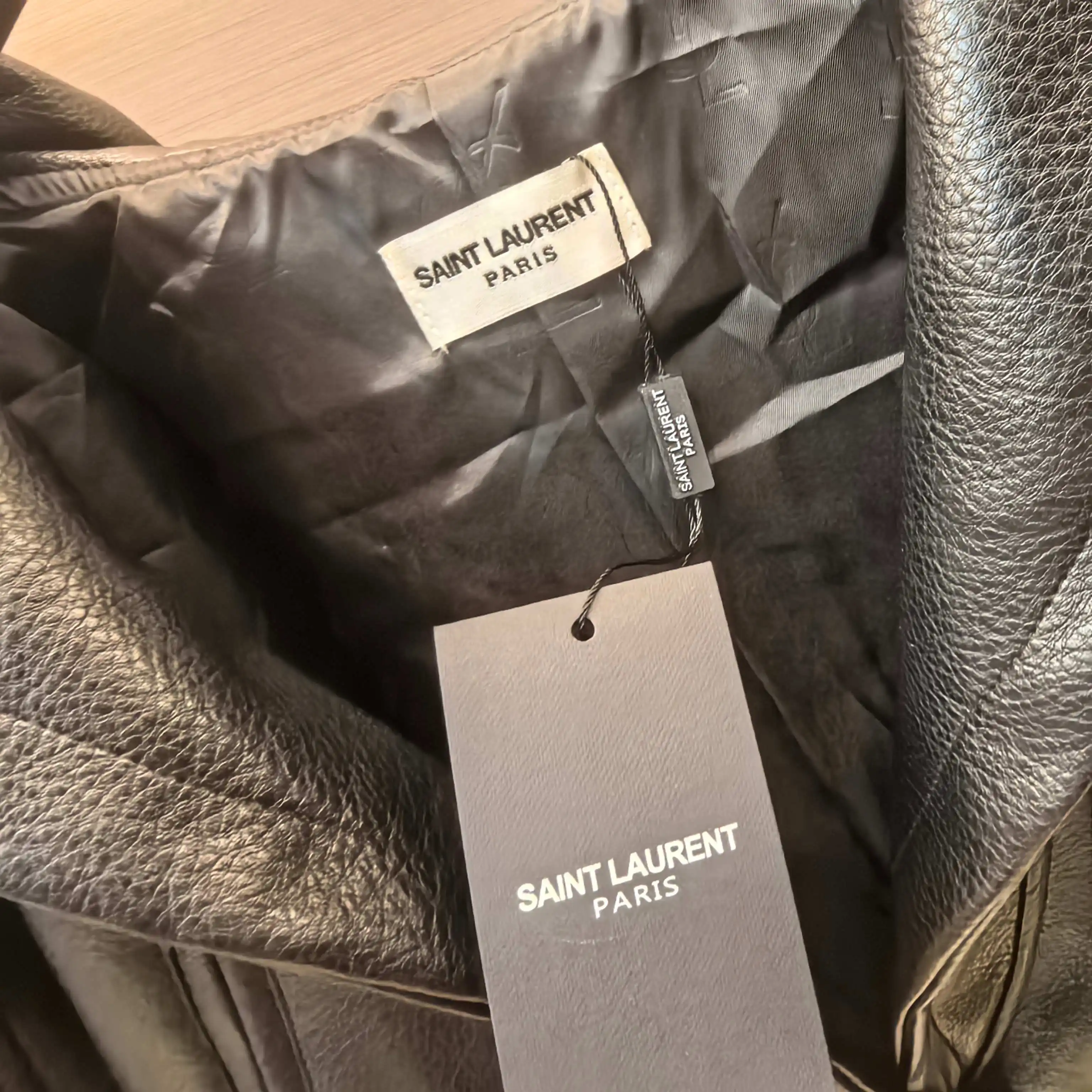 Grained Faux-Leather Biker Jacket D25022473 — view 3