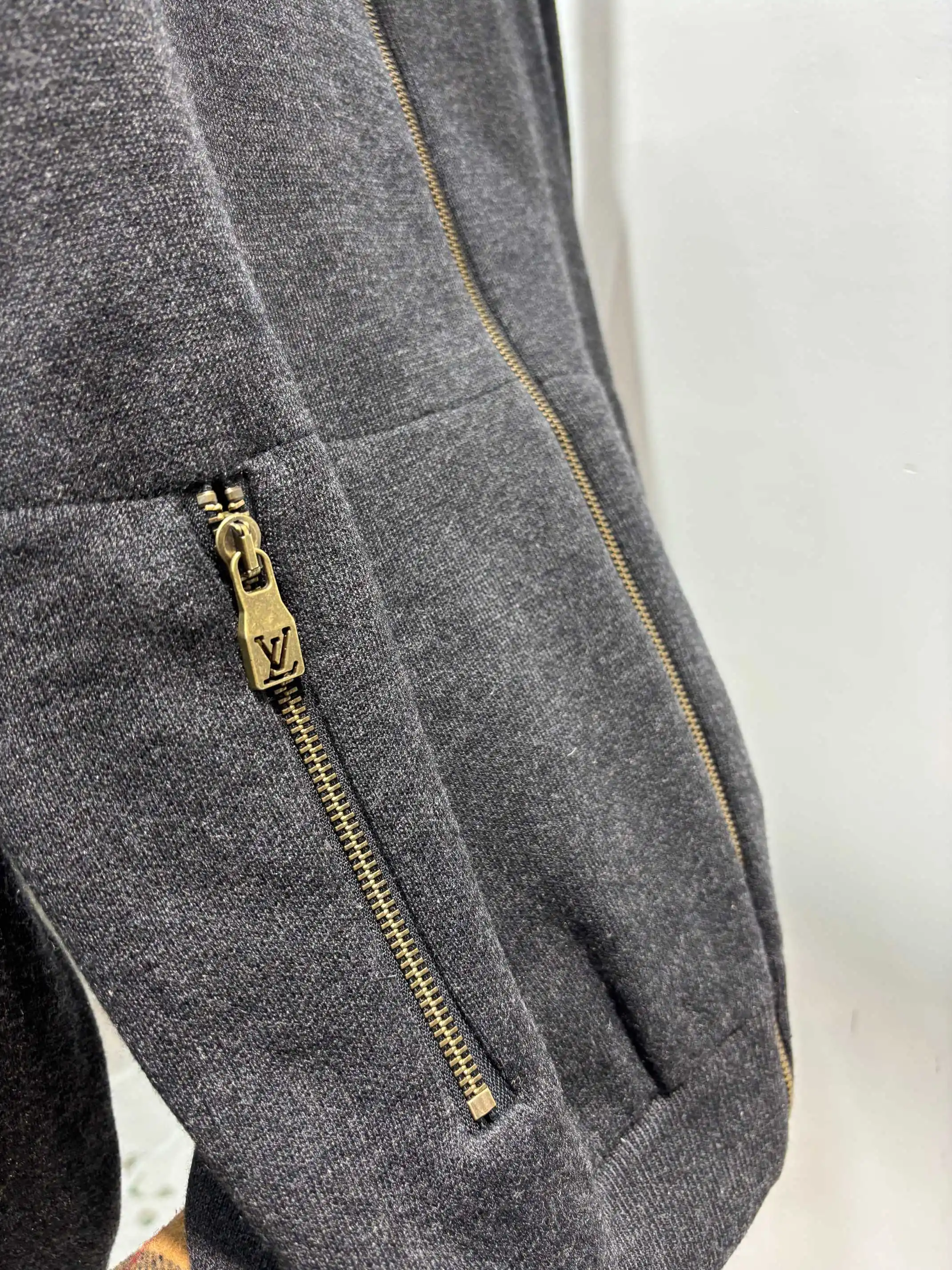 Monogram Jacquard Wool Zip-Up Cardigan D25513460 — view 8