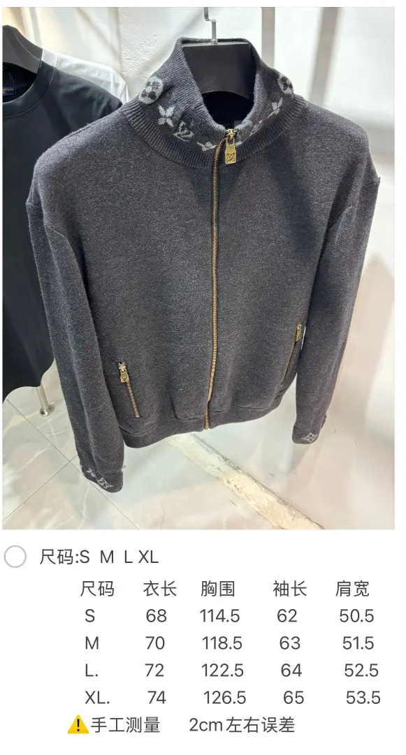 Monogram Jacquard Wool Zip-Up Cardigan D25513460 — view 9