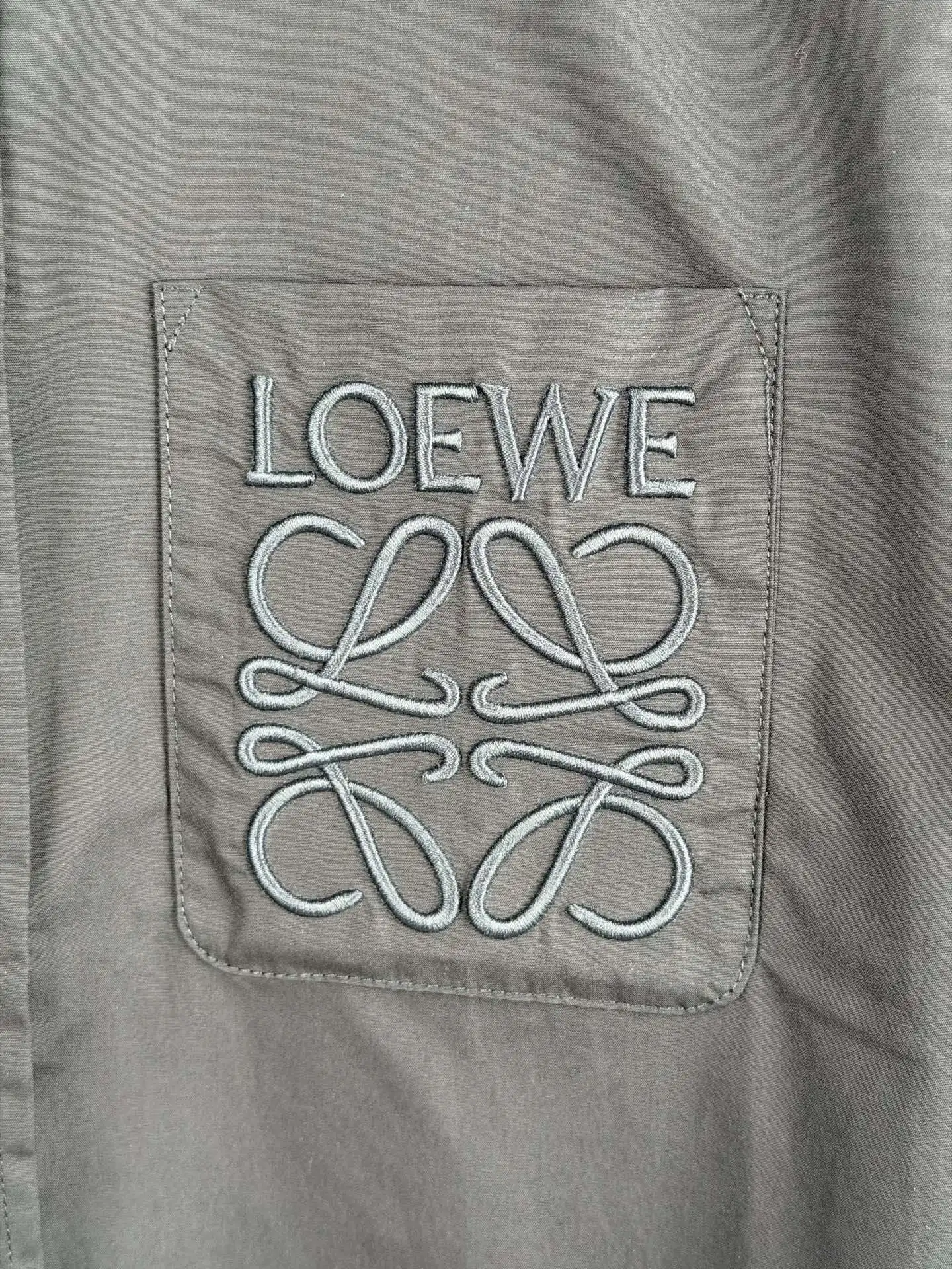 Anagram Embroidered Cotton Shirt D25521427 — view 6