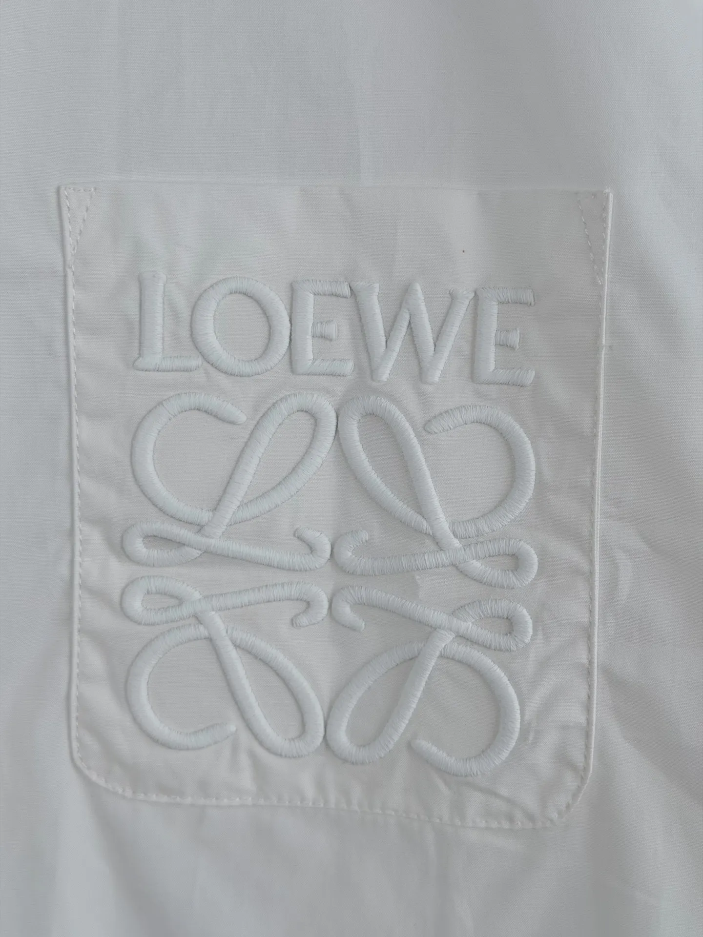 Anagram Embroidered Pocket Cotton Shirt D25521428 — view 6