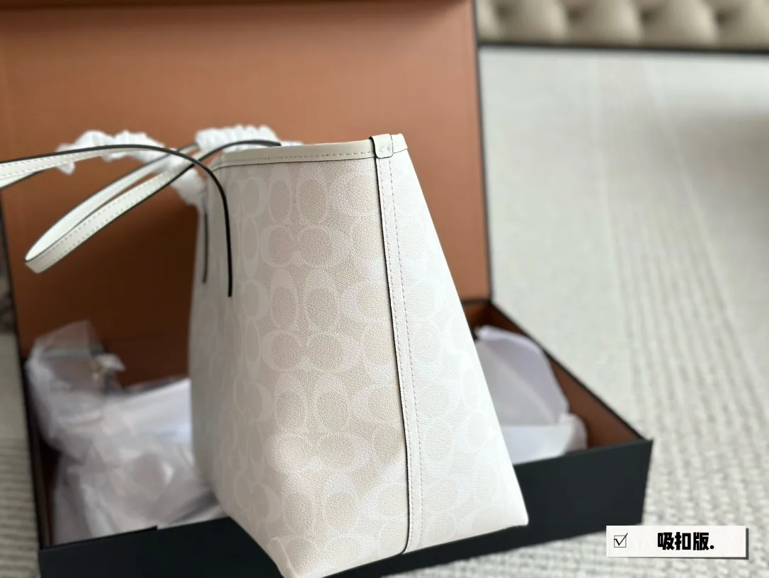 Signature Coated Canvas City Tote Bag D25518260 — view 21