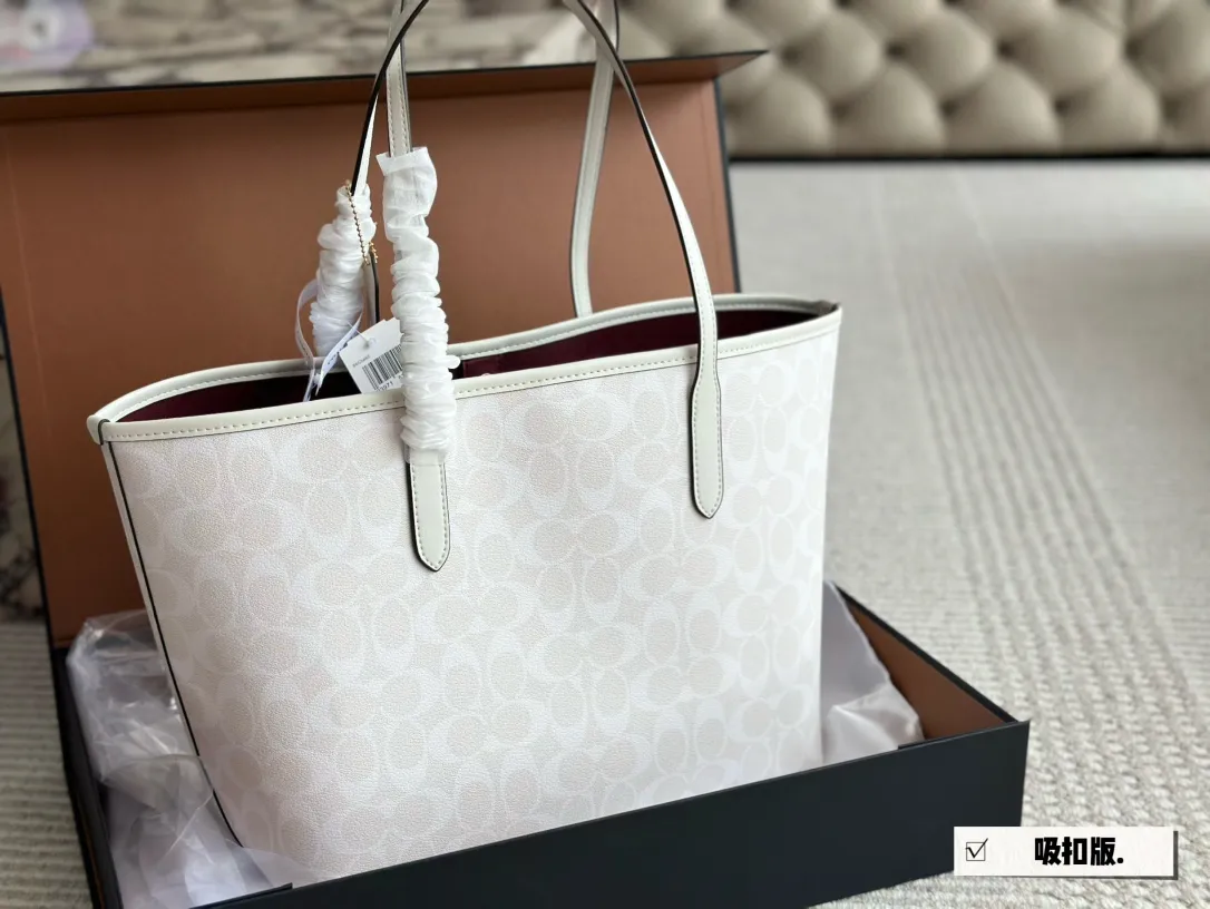 Signature Coated Canvas City Tote Bag D25518260 — view 23