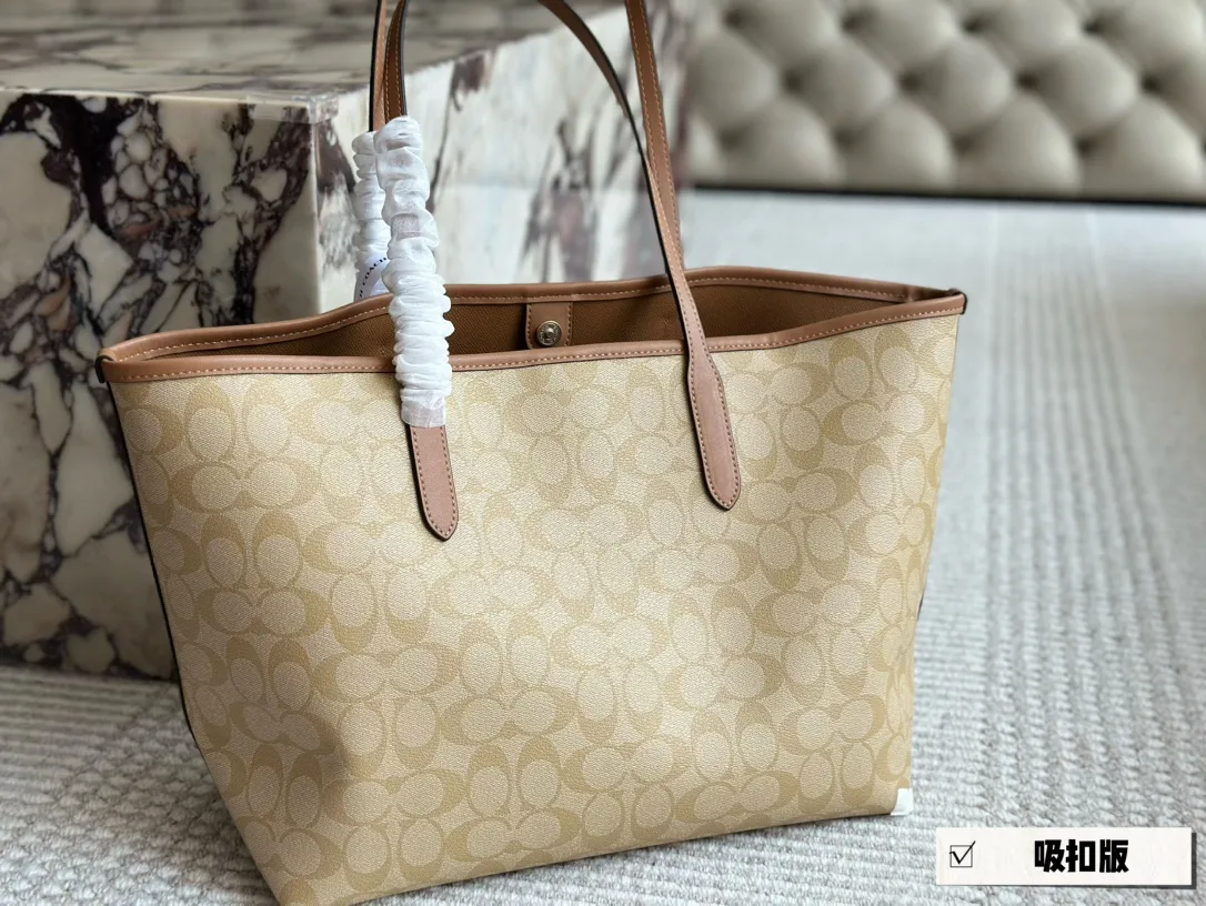 Signature Coated Canvas City Tote Bag D25518260 — view 33