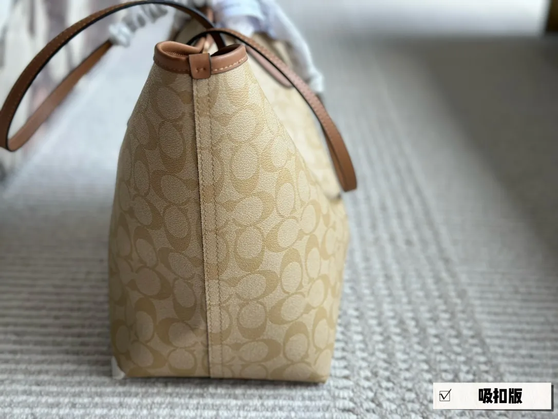 Signature Coated Canvas City Tote Bag D25518260 — view 34