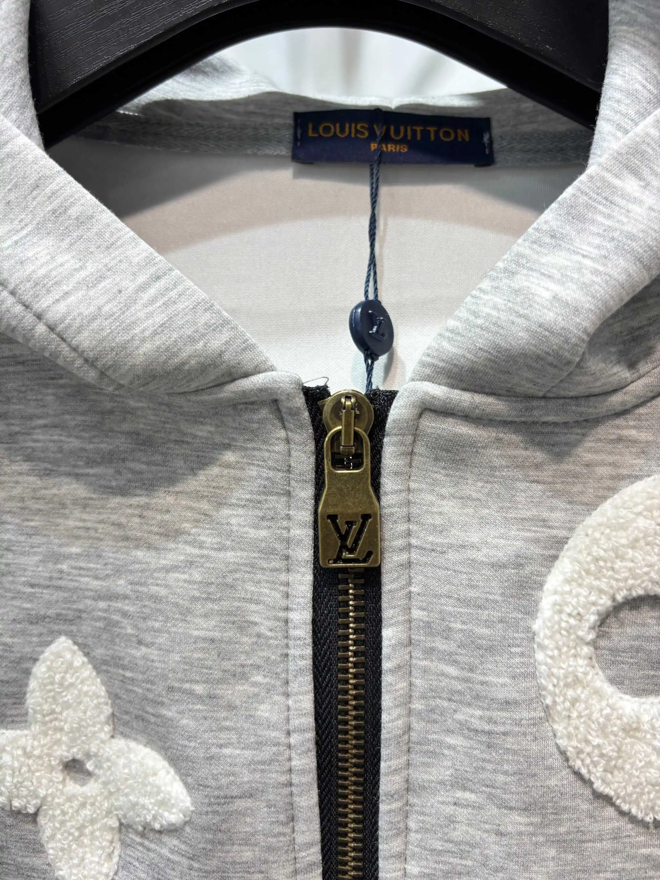 Monogram Towel Embroidery Zip-Up Hoodie D25513458 — view 8