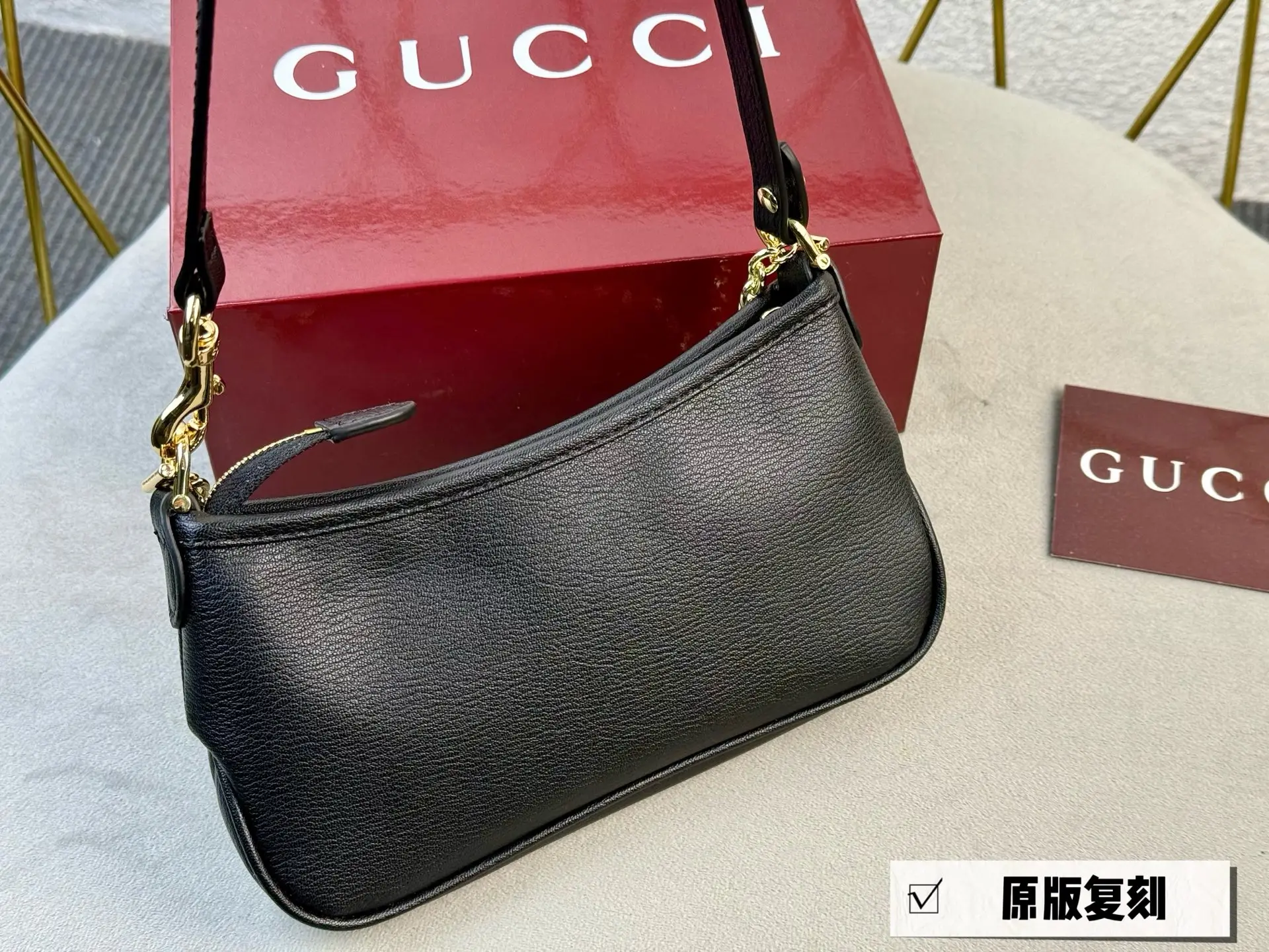 GG Monogram Chain Shoulder Bag D26018364 — view 12