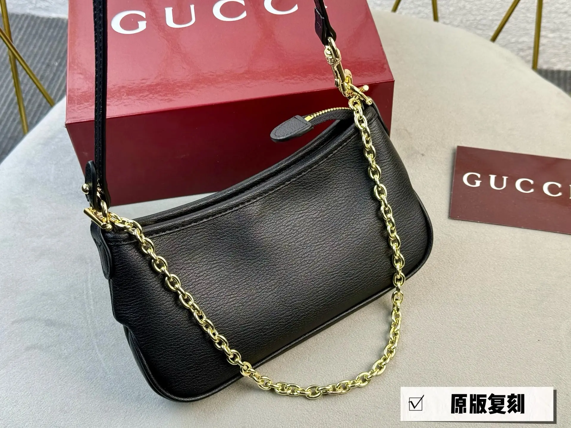 GG Monogram Chain Shoulder Bag D26018364 — view 17