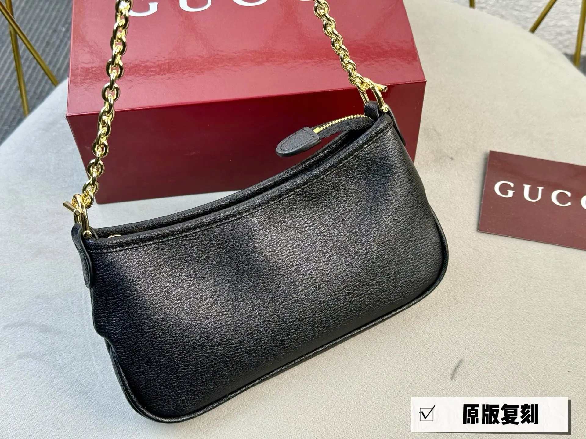 GG Monogram Chain Shoulder Bag D26018364 — view 18