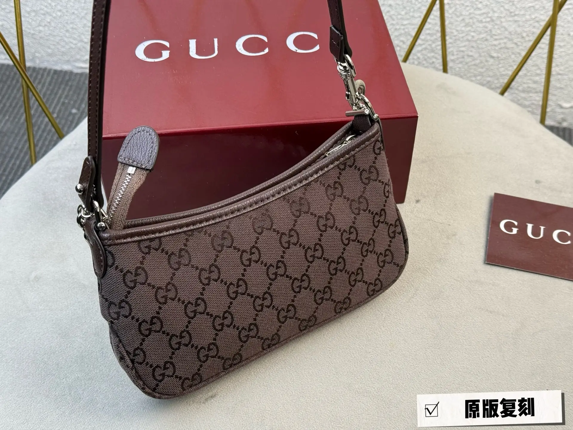 Monogram Denim Shoulder Bag D26018363 — view 6