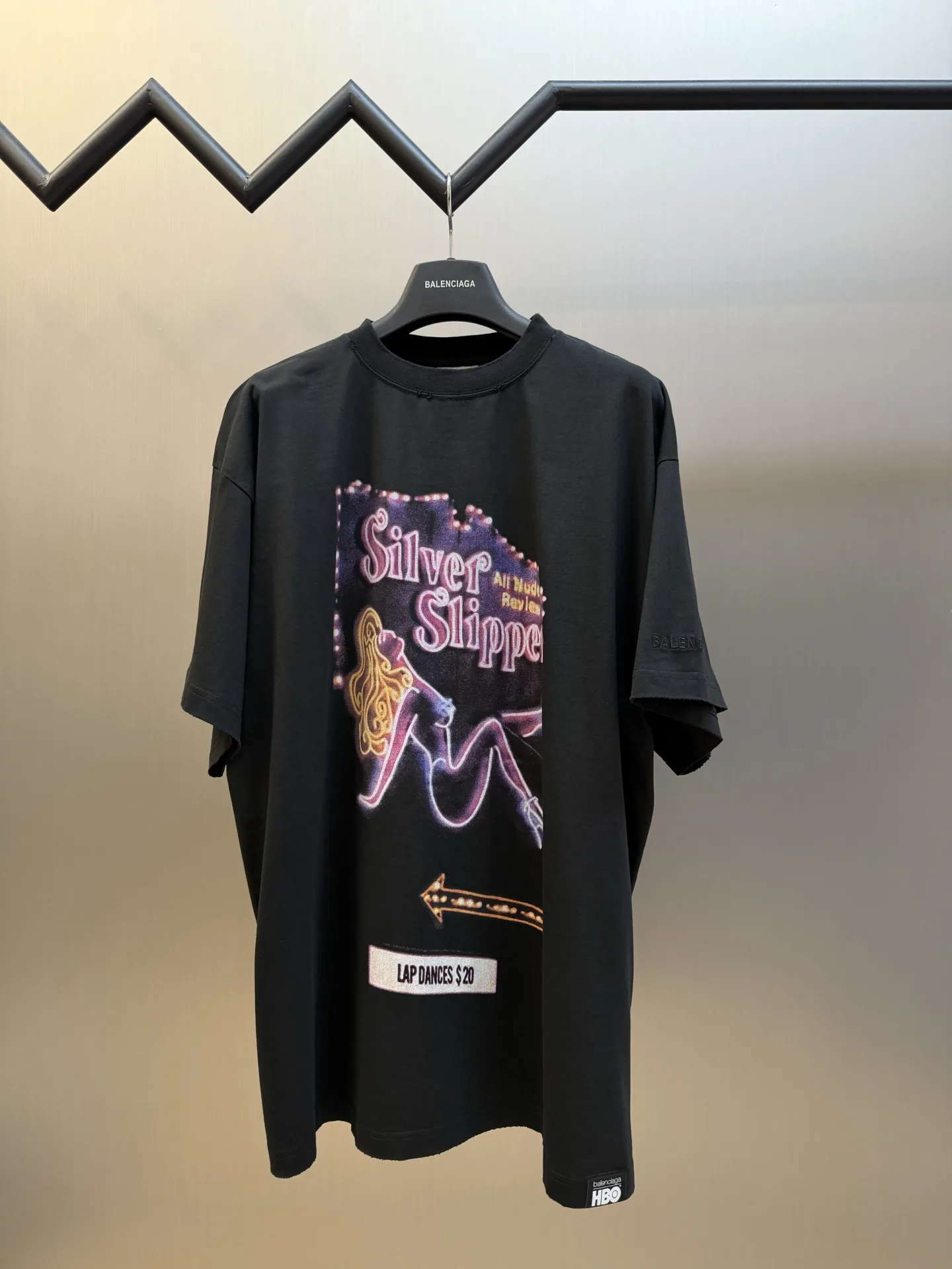 Balenciaga x HBO Euphoria Silver Slipper T-Shirt D26019168