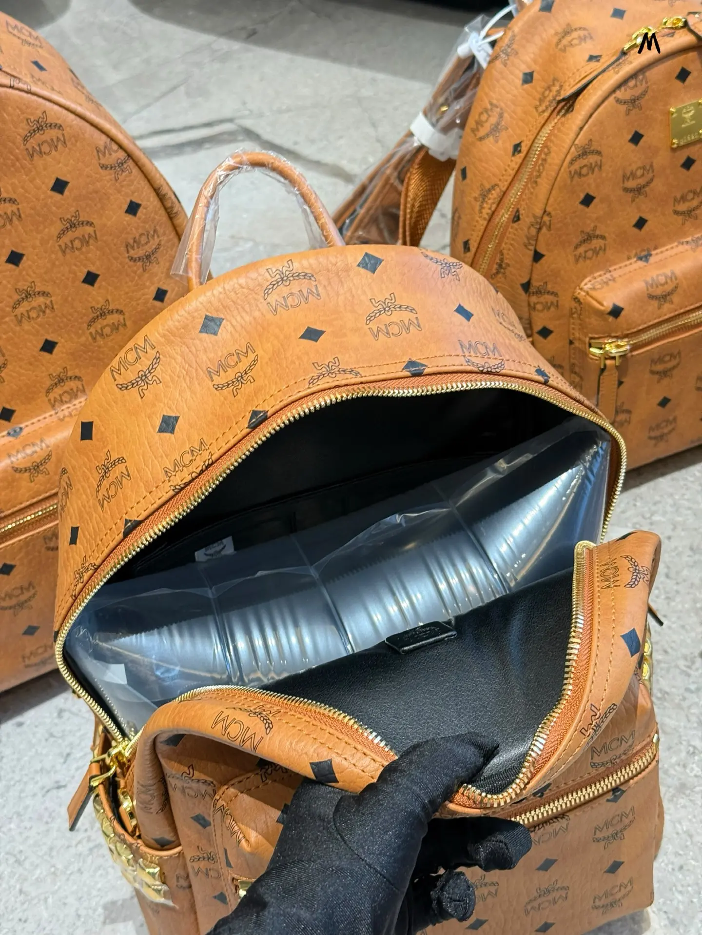 MCM Visetos Monogram Backpack D26018413 — view 7