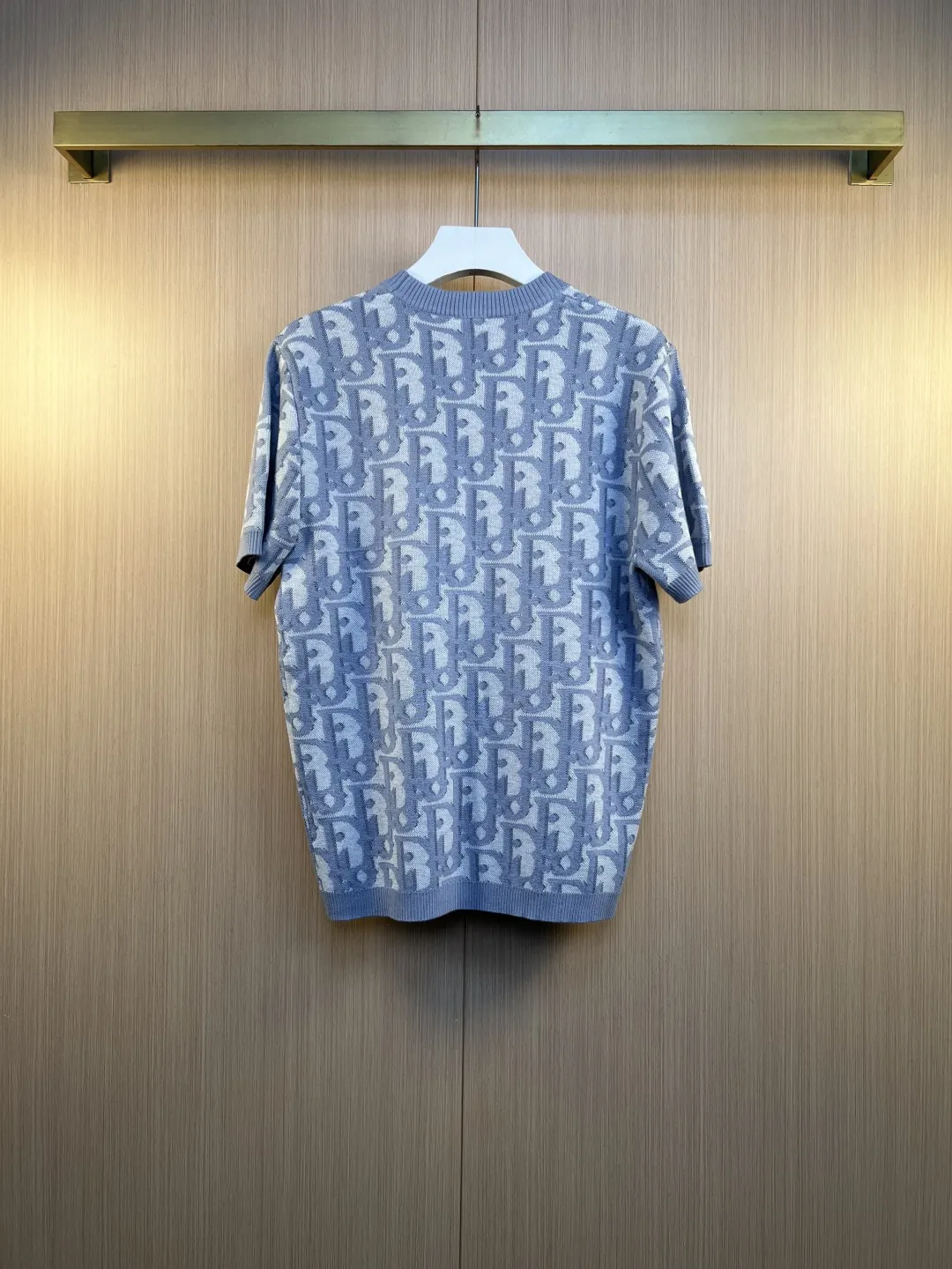 Oblique Jacquard Knit T-Shirt D27019256 — view 7