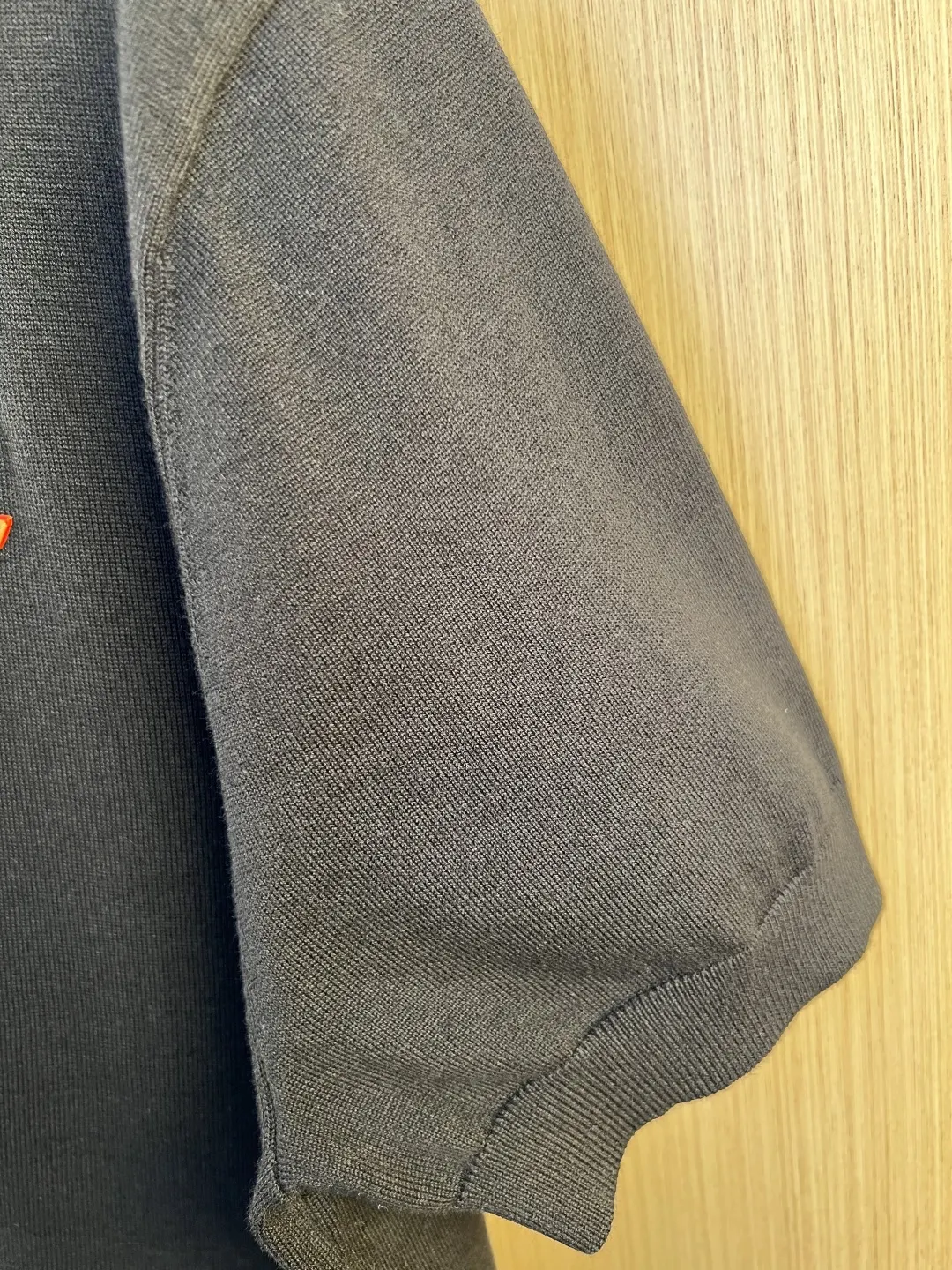 Logo-Patch Knitted Cotton Polo Shirt D27019259 — view 5