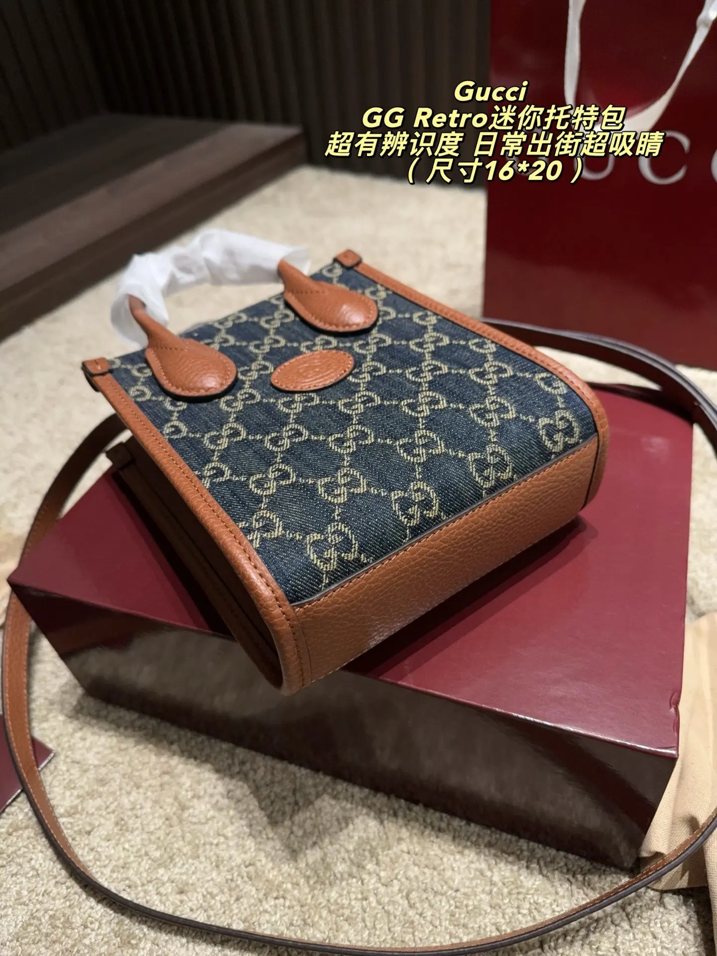 GG Retro Mini Tote Bag D27018274 — view 14