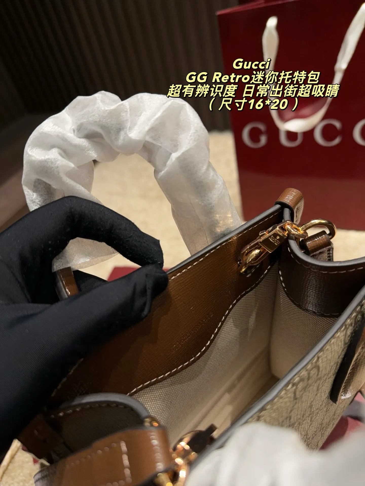 GG Retro Mini Tote Bag D27018274 — view 8