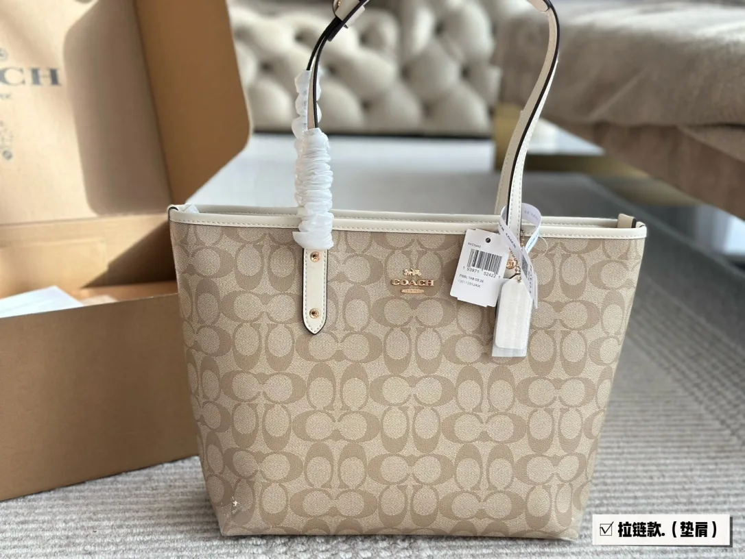 Coach Signature Coated Canvas Tote Bag D27518262 — view 3