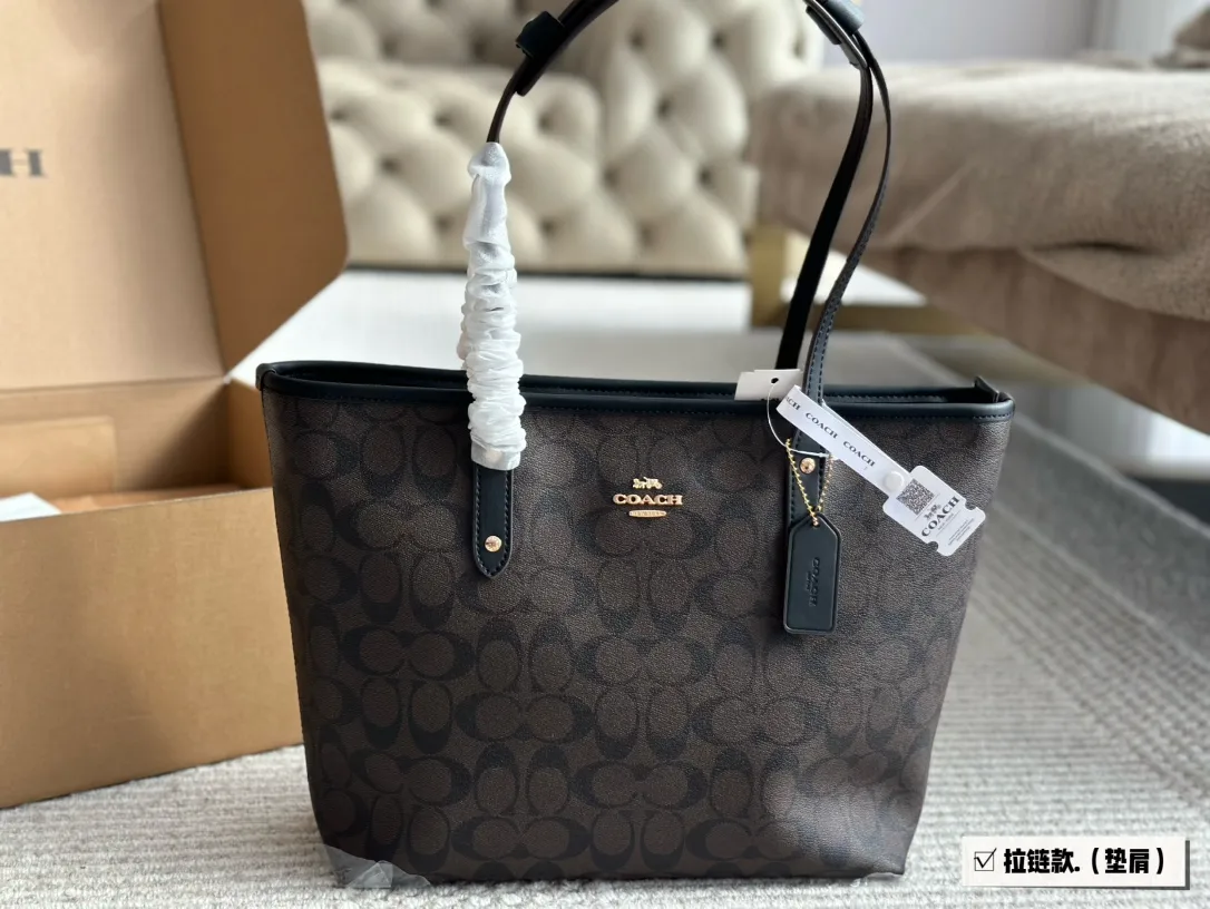 Coach Signature Coated Canvas Tote Bag D27518262 — view 19