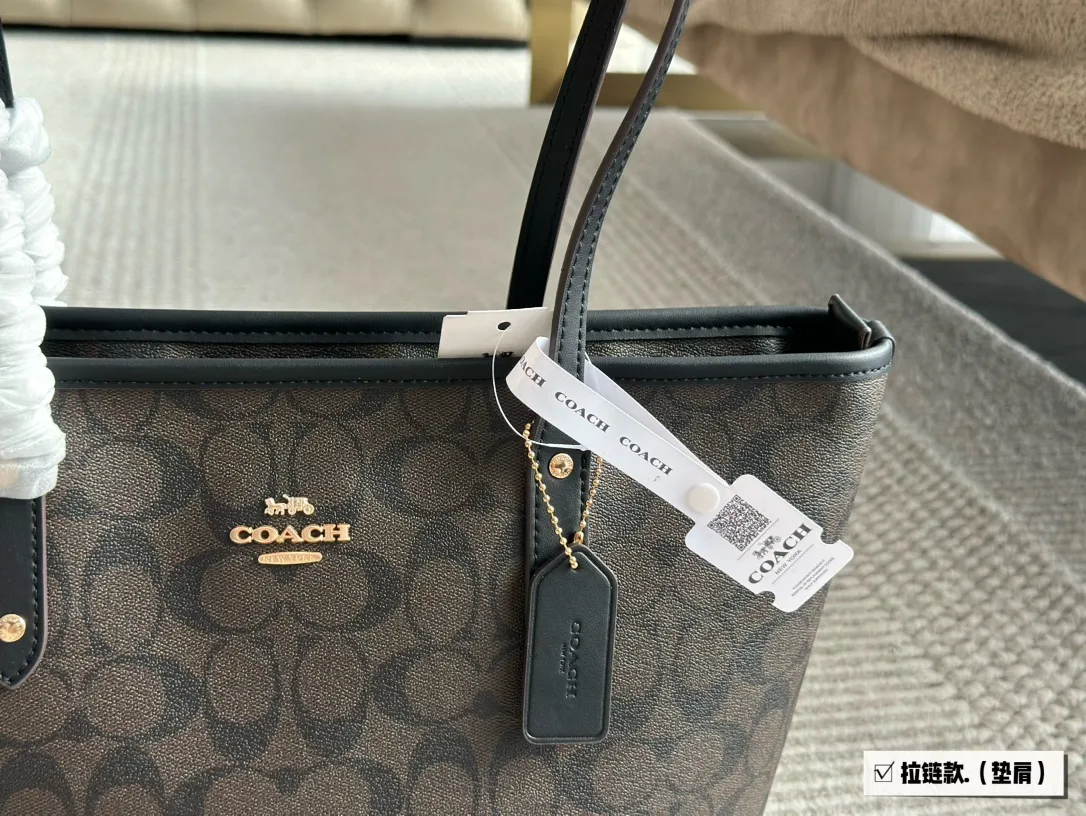Coach Signature Coated Canvas Tote Bag D27518262 — view 20