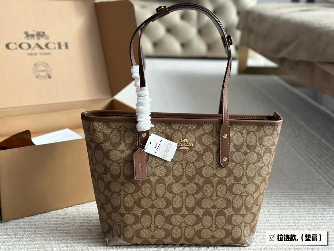 Coach Signature Coated Canvas Tote Bag D27518262 — view 10