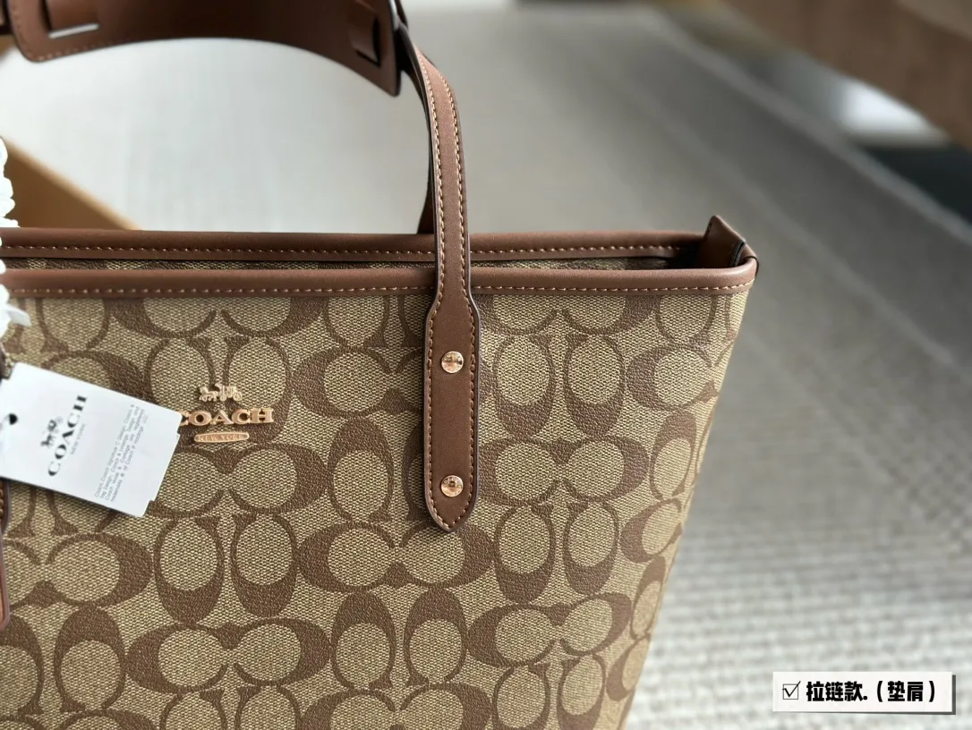 Coach Signature Coated Canvas Tote Bag D27518262 — view 11