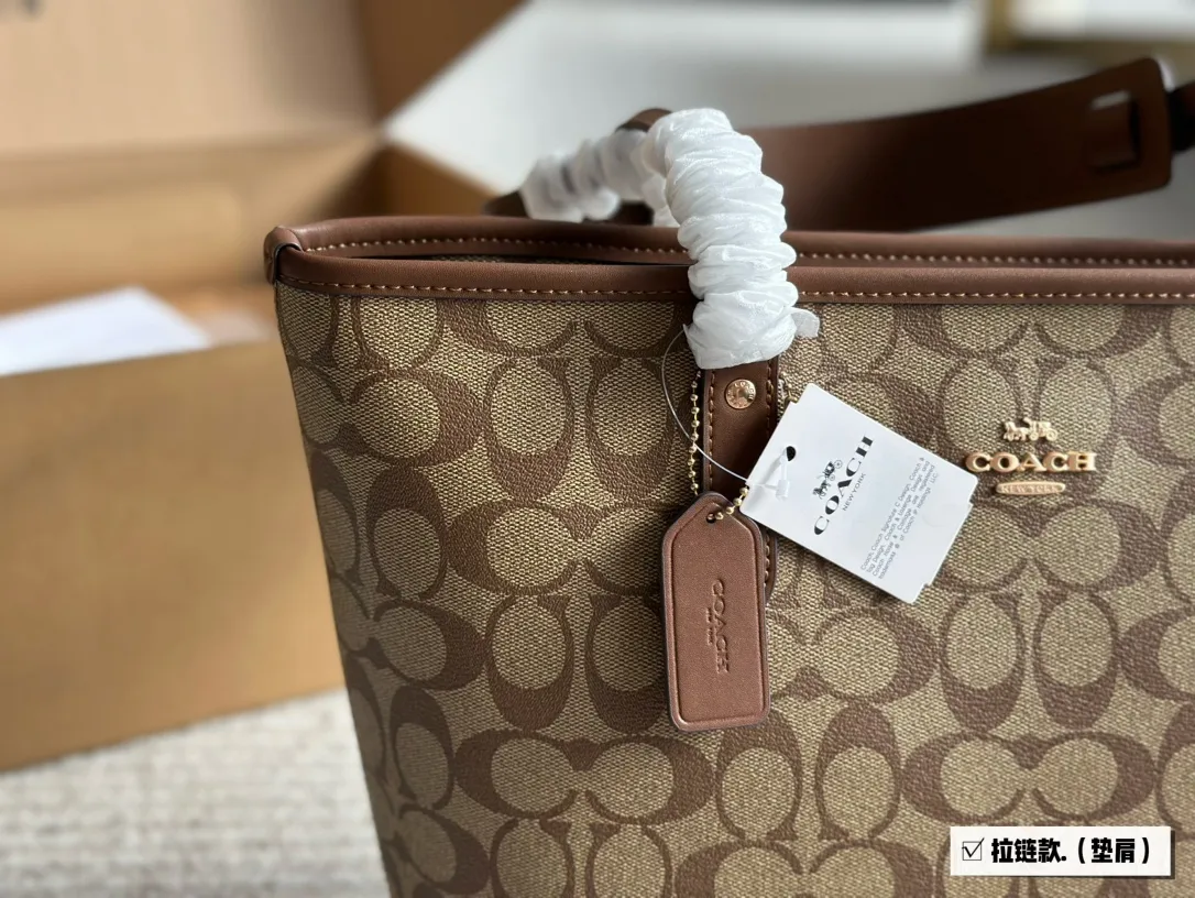 Coach Signature Coated Canvas Tote Bag D27518262 — view 12