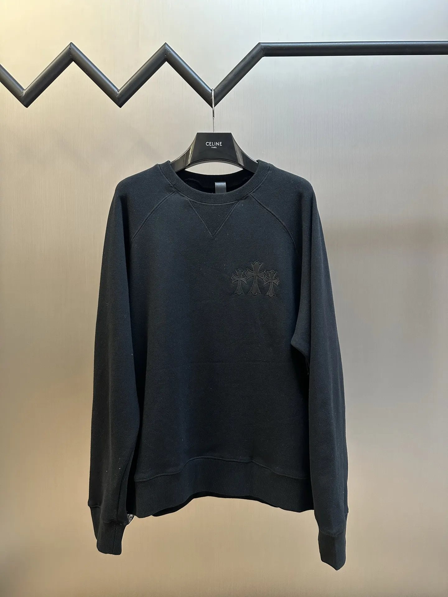 Chrome Hearts Cross Patch Crew-Neck Sweatshirt D28019166