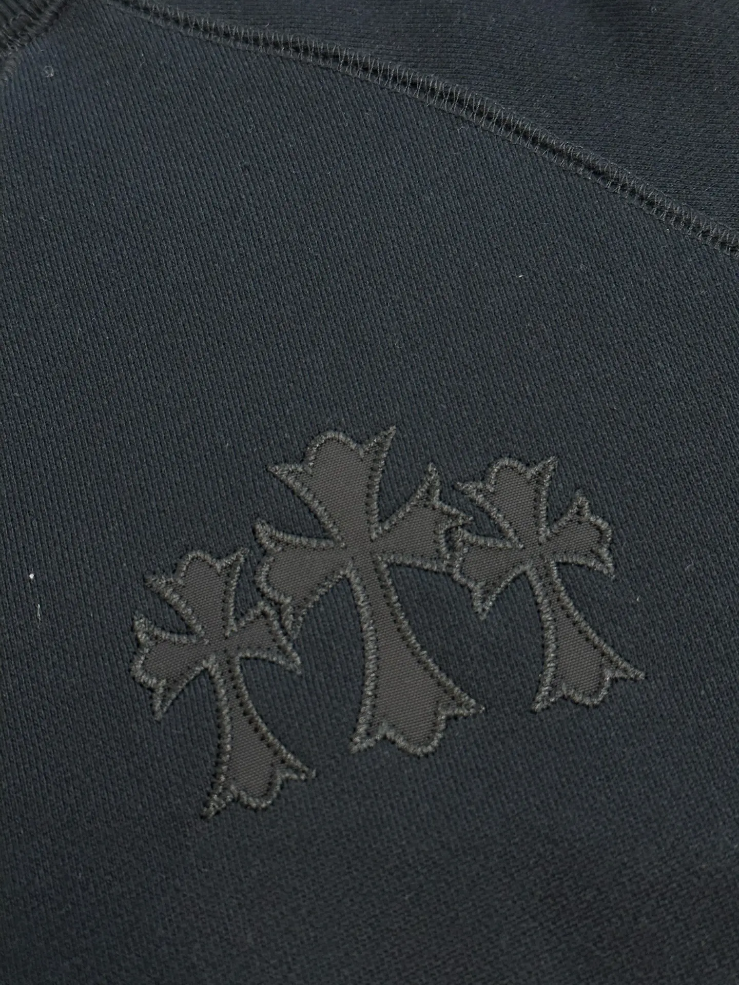 Chrome Hearts Cross Patch Crew-Neck Sweatshirt D28019166 — view 6